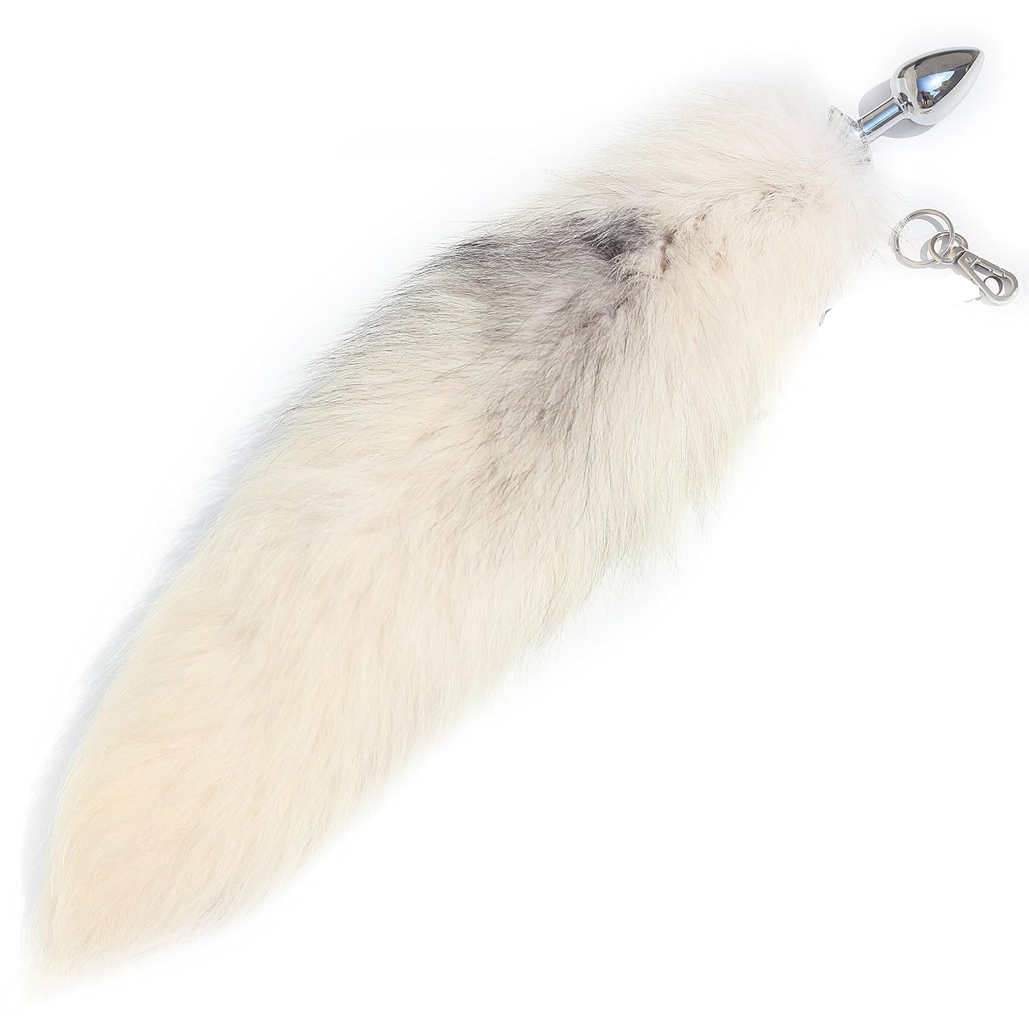 Wild Naughty Chrome Plating Fox Tail Fur W/Soft Fur G-Spot Stimulation