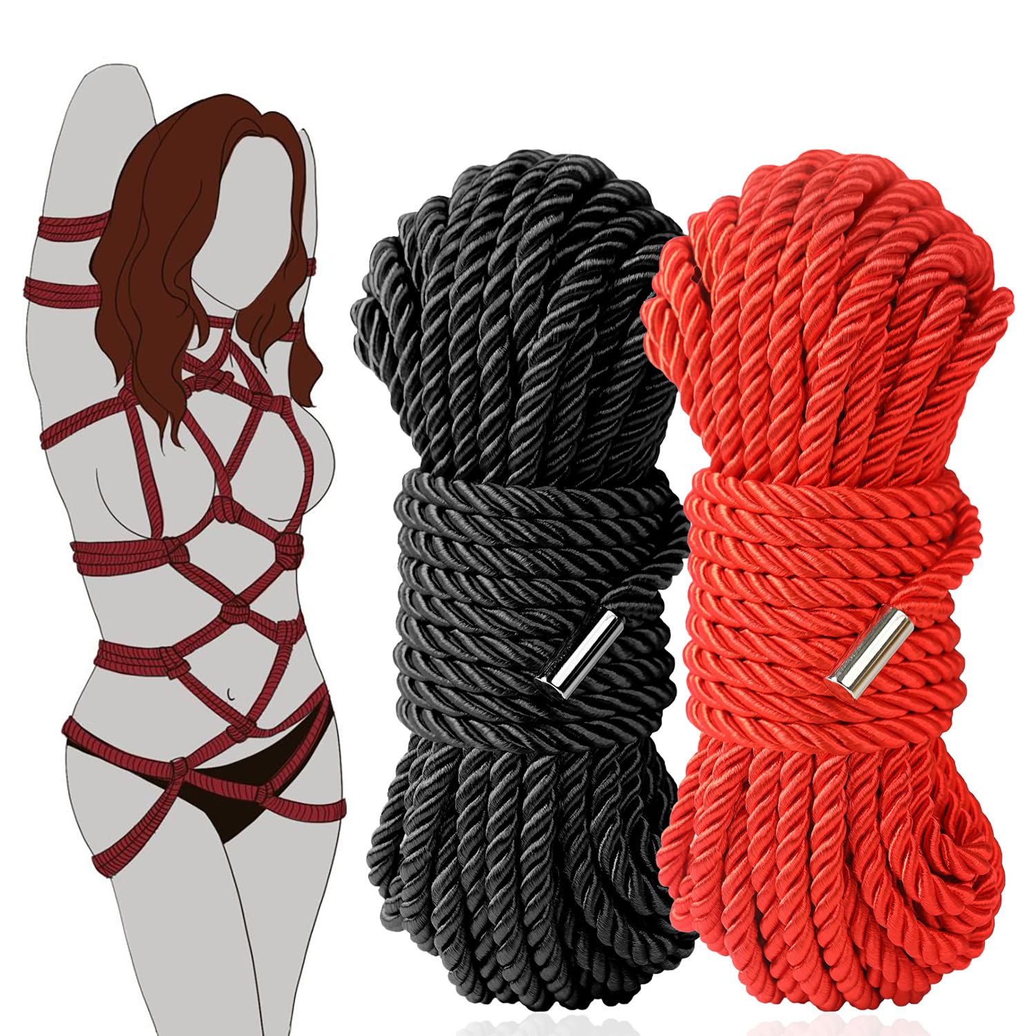 Bdsm Bondage Shibari Sex Rope - Bdsm Beginner Set Kit Adult Fetish
