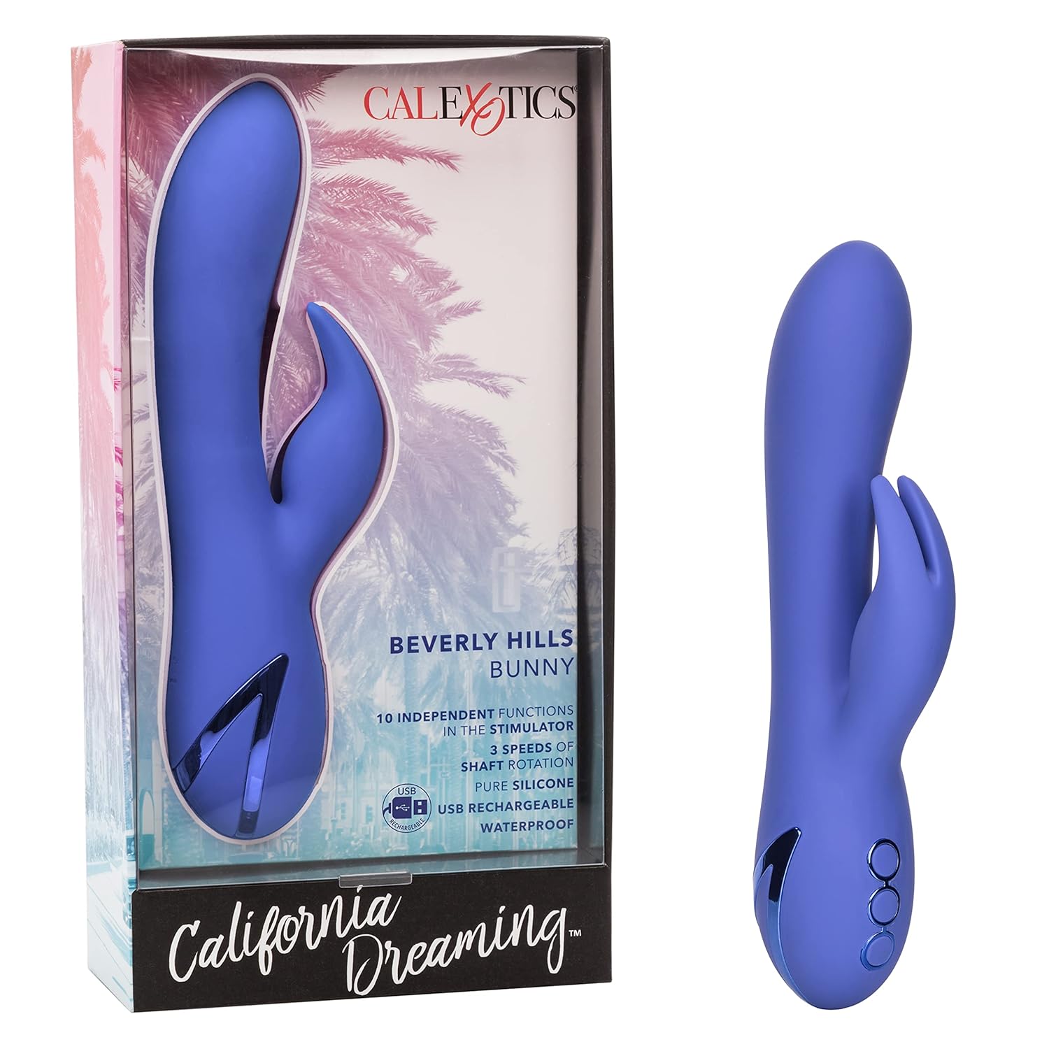 California Dreaming Beverly Hills Bunny - Silicone Rabbit Vibrator