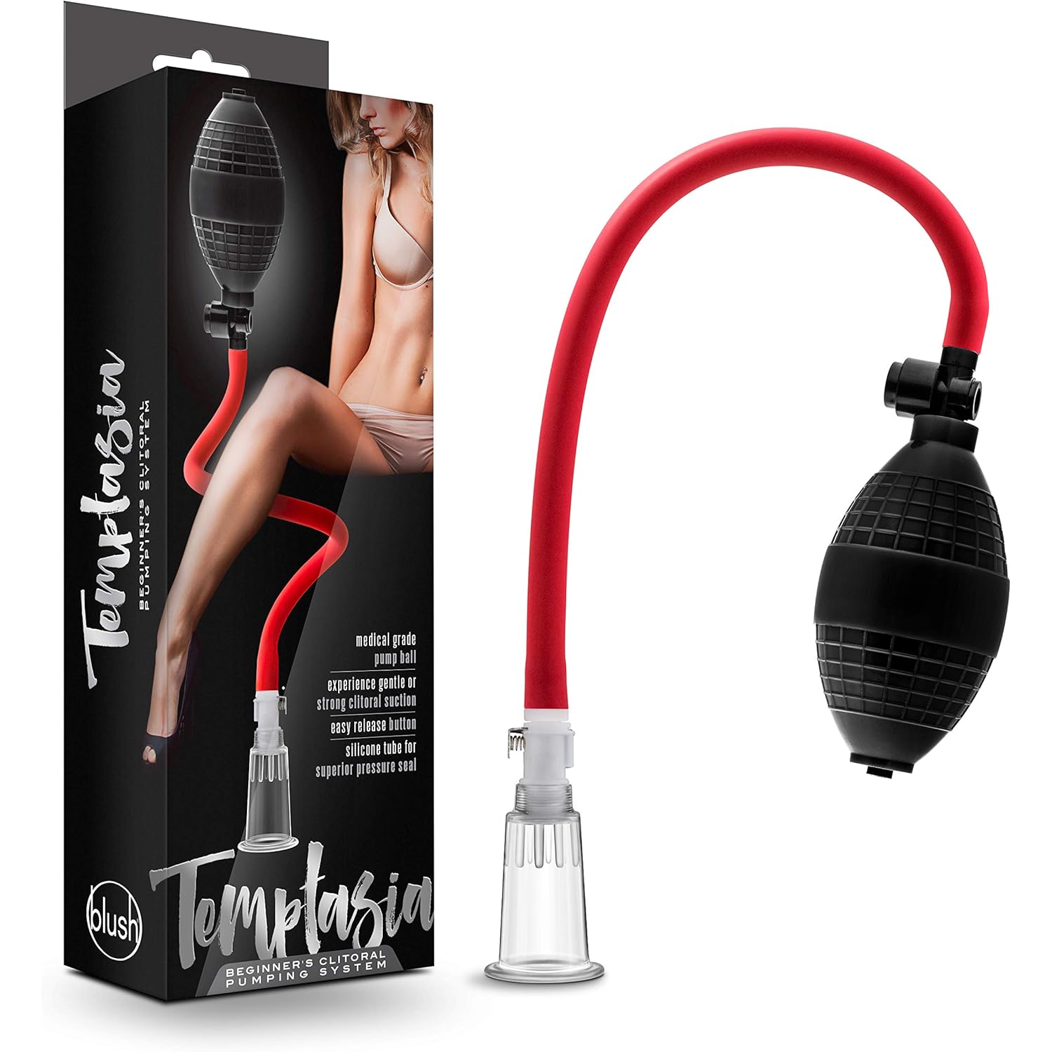 Temptasia Beginners Clit Pump Strong Suction for Heightened Sensitivity