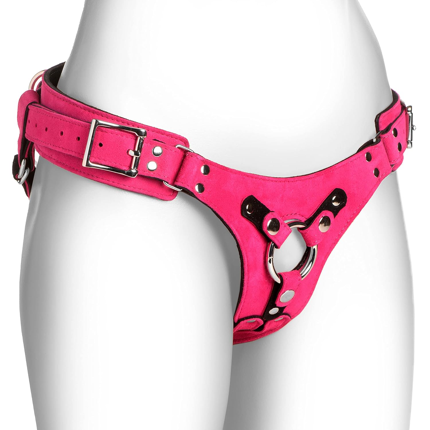 Bodice Deluxe Leather Corset Strap-On Harness For Men Women & Couples