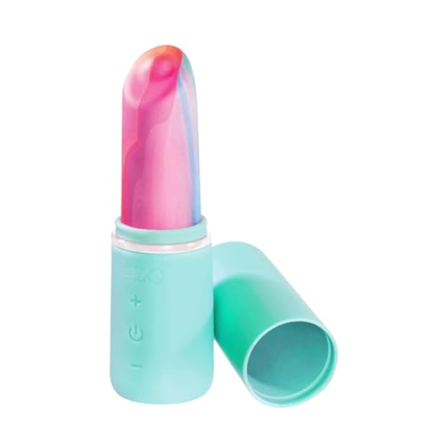 Retro Lipstick Vibrator, Rechargeable Submersible Mini Adult Sex Toy Bullet Vibe, Discreet 10 Vibration Modes And 6 Intensity Levels, Vibrating Clitoral Nipple Stimulator (Turquoise)