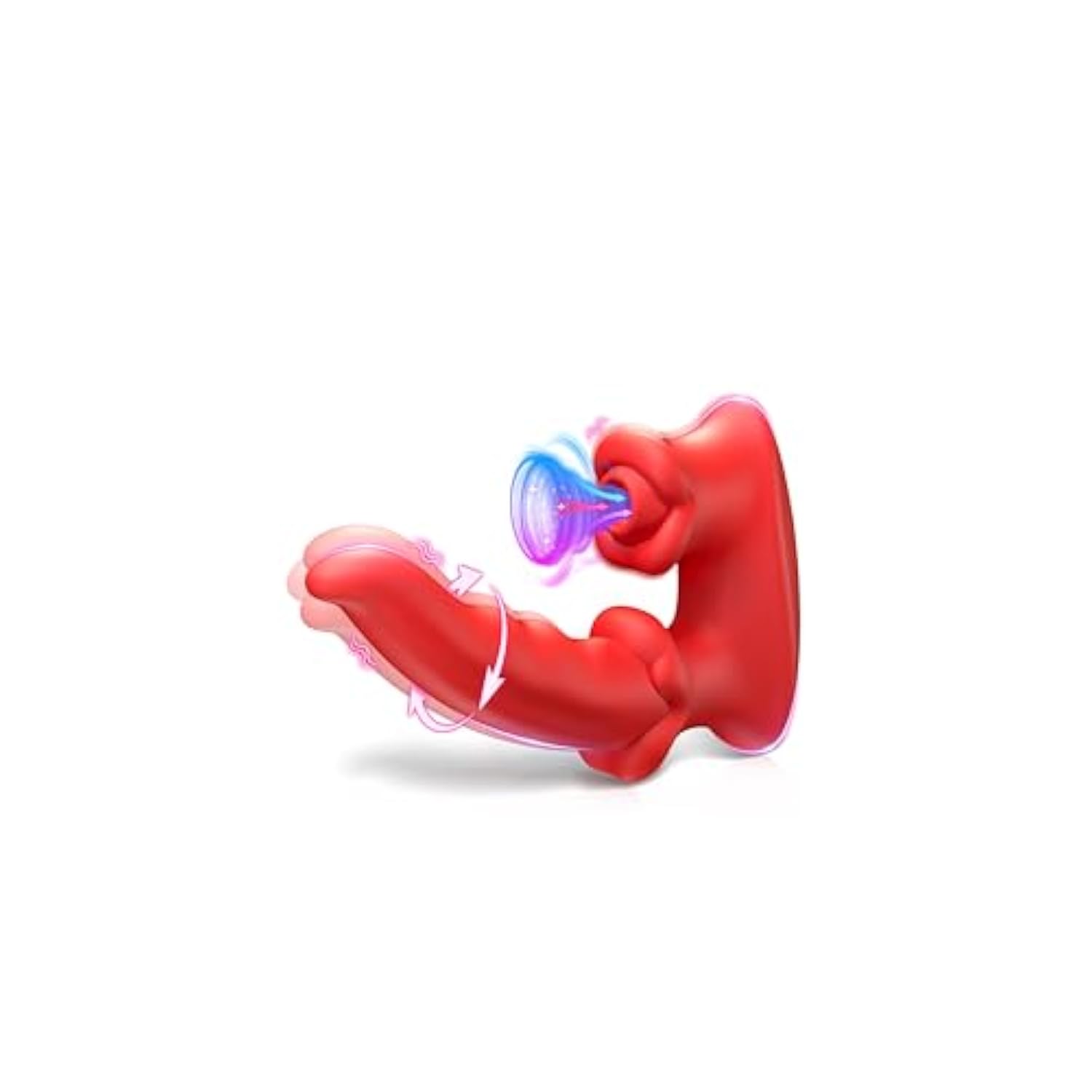 Womens Sex Toys Sucking Vibrators - Clitoral G Spot Tongue Vibrator With 3 * 10 Sucking Wiggling Vibrating Modes, Nipple Massager Anal Dildos Rose Vibrator Adult Sex Toys For Women Men Couples