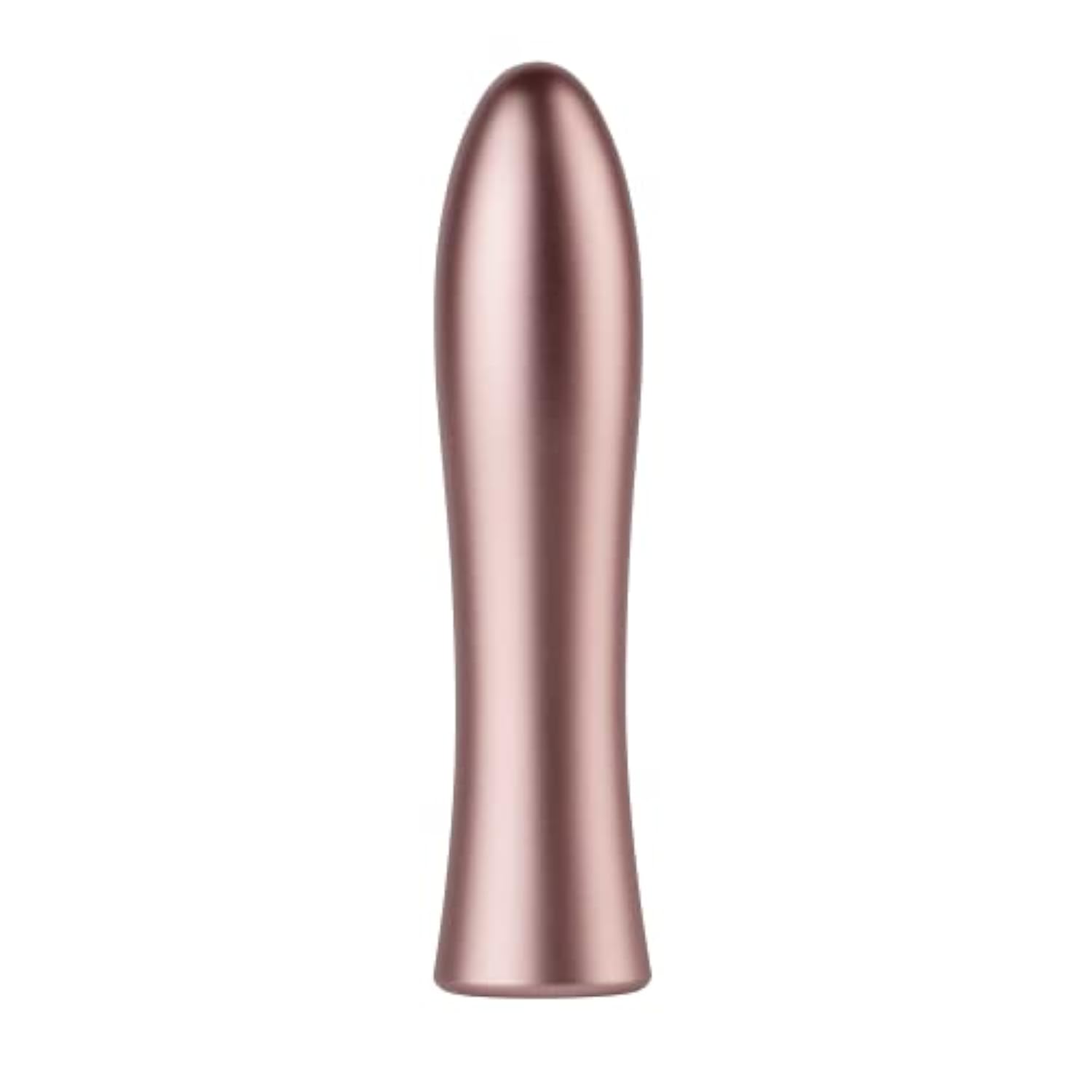 Bougie Bullet Vibrator For Women - Luxe Anodized Aluminum Adult Toy For Temperature Play With 20 Powerful Modes & Usb Magnetic Charging Case - Whisper Quiet & Waterproof Sex Toys (Rose Gold)