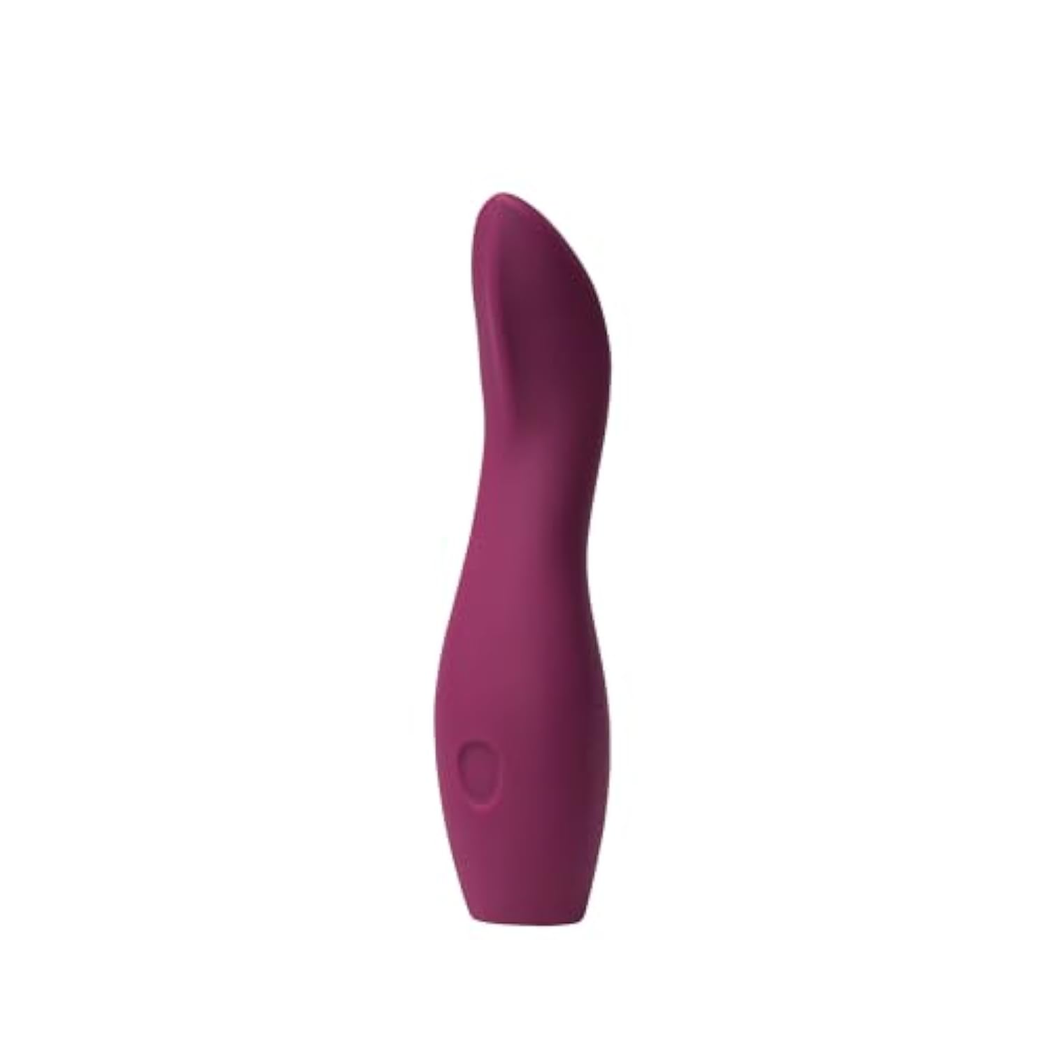 Dip 2.0 Massager - Usb-C Rechargeable - Body-Safe Silicone, Low-Battery Indicator, Portable, And Waterproof - Perfect Grip With Angled Ridged Design - Easy To Use - Plum Color