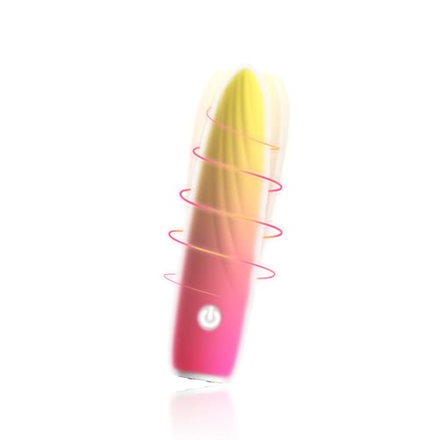 G Spot Bullet Vibrator For Women, Portable Mini Pocket Vagina Stimulator, Waterproof Adult Sex Toys With 10 Vibrating Modes Full Silicone Rechargeable Mini Vibrators?Rose Red Yellow?