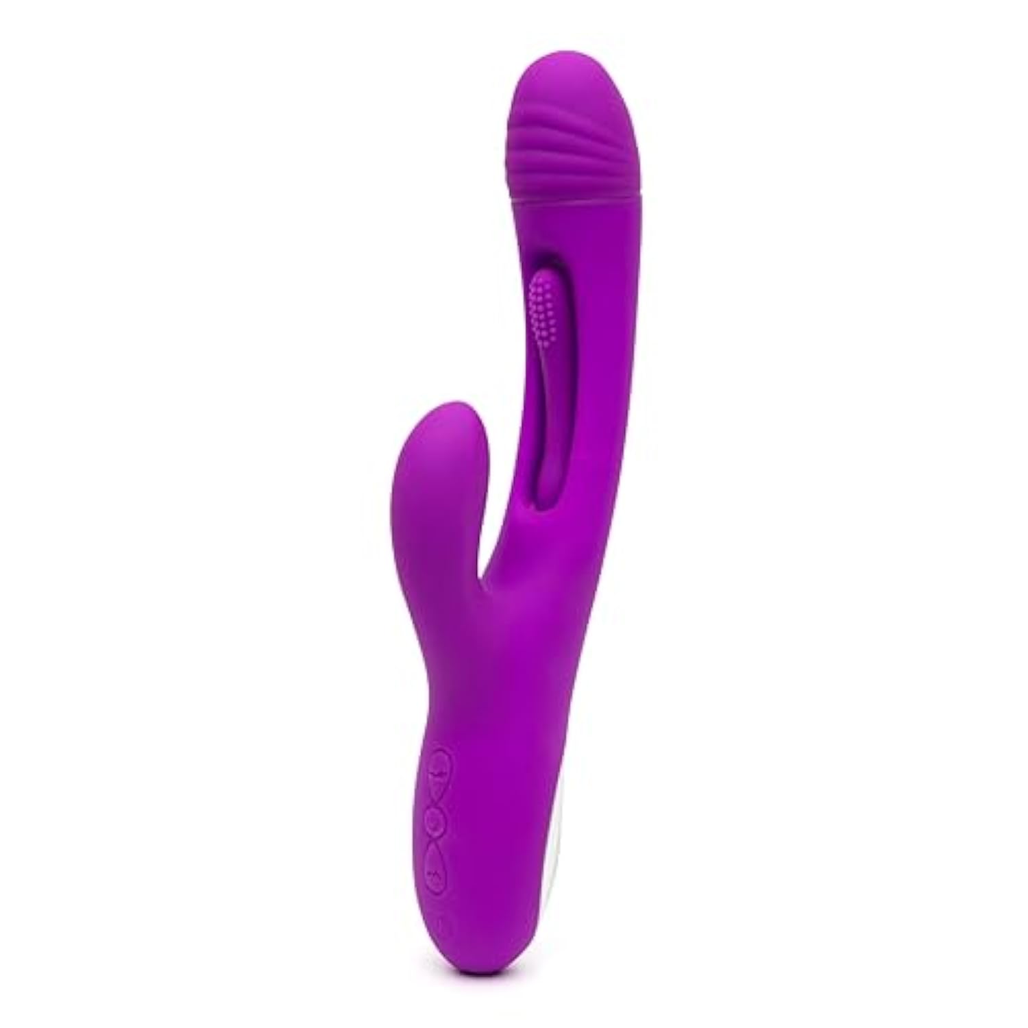 Flickering Rabbit Vibrator For Women | Silicone Vibrating Dildo G Spot Personal Massager | 7 Powerful Vibration Modes | Rechargeable Clitoral Stimulator | Adult Sex Toys & Games For Couples