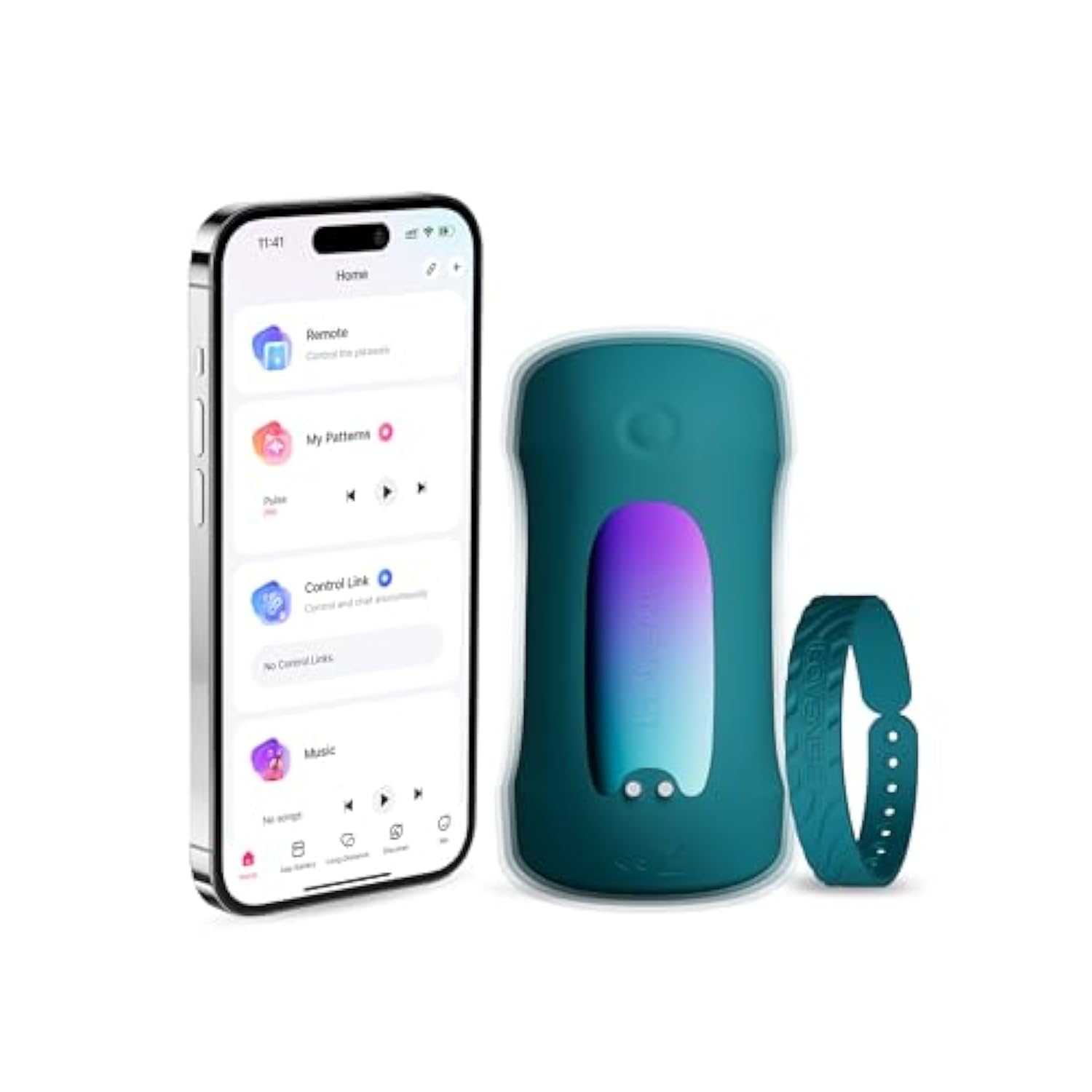 Gush 2 Automatic Male Masturbator Stroker, Vibrating & Oscillating Penis Massager Cock Ring With Endurance Training App Remote Control Vibrator Adult Sex Toys & Games, With Adjustable Buckles