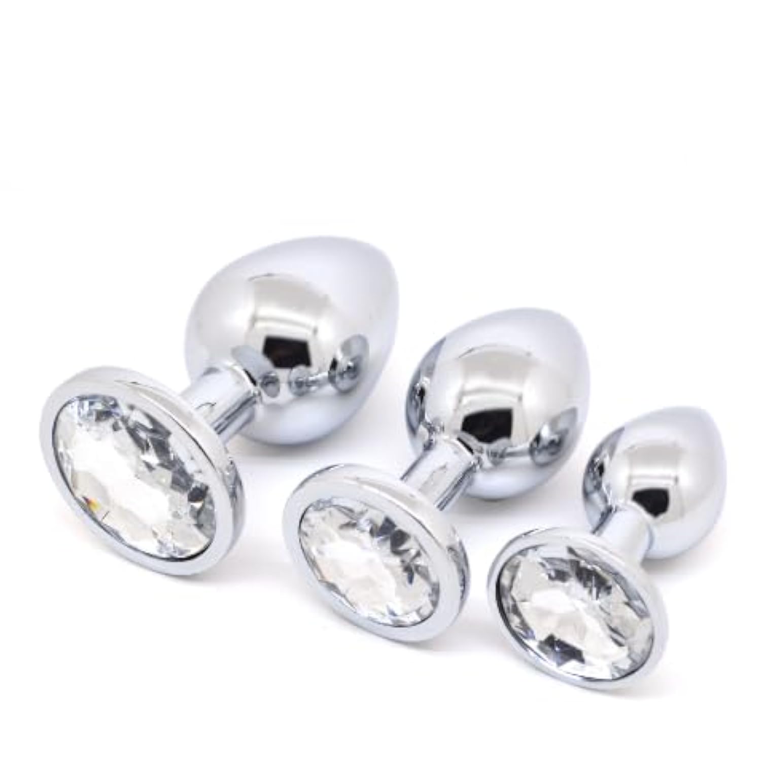 Bdsm 3 Pcs Anal Plug Sets Adult Anal Toys Jewel Butt Plugs G Spot Anal Sex Anal Training Kit Adult Sex Toys For Beginner Unisex Women Men Couple Fetish Sm Game Bedroom