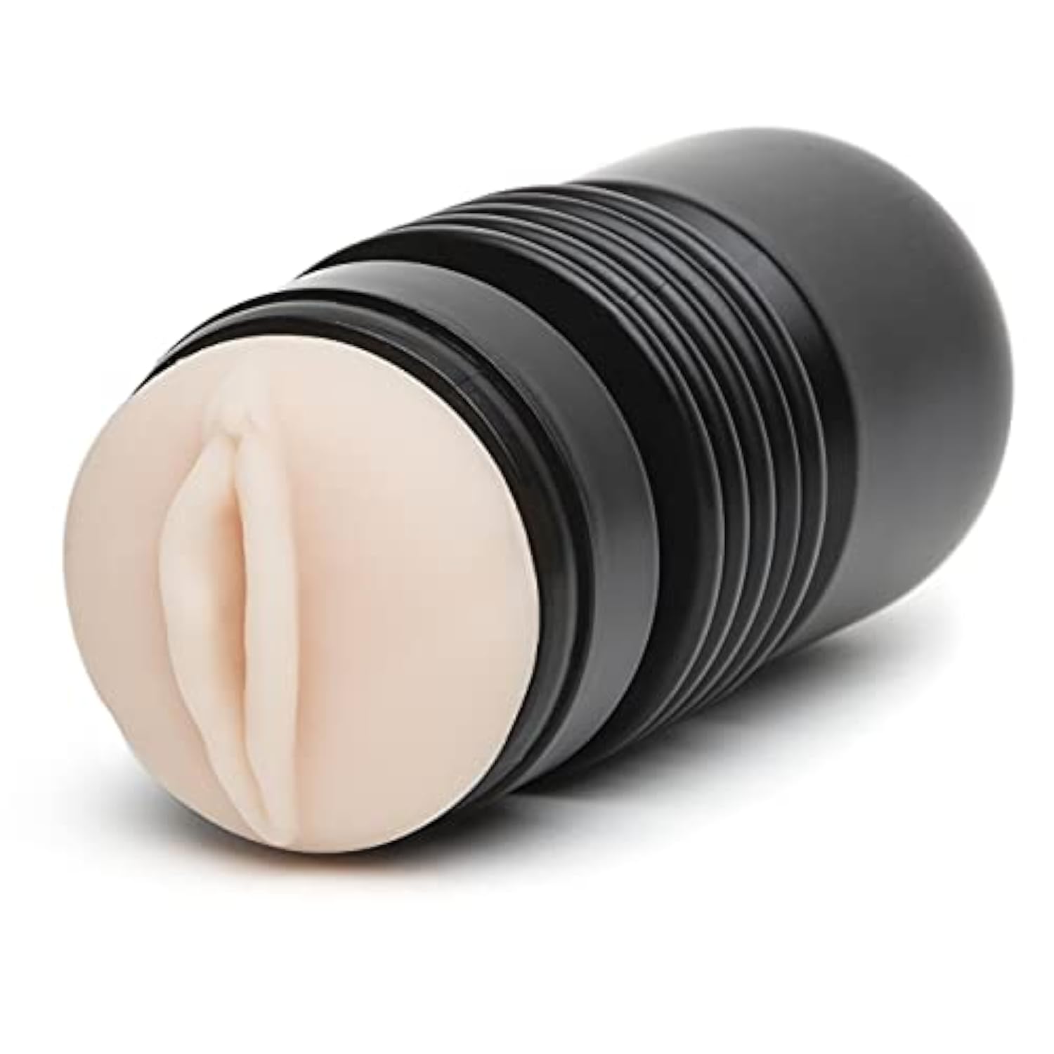 Thrust Pro Ultra Abbie Male Masturbator Cup - 6 Inch Extra Tight Realistic Vagina With Textured Canal - Vibrator Compatible Male Sex Toy - Self Pleasure Toy For Men - Waterproof - Flesh Pink