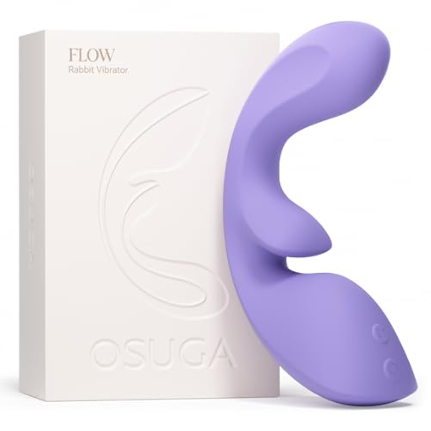 Flow Rabbit Vibrator Adult Sex Toys For Women, 3 In 1 Curved G Spot, Clitoral & Urethra Triple Vibrator With 11 Vibrating Modes, Waterproof Dildo Sexual Pleasure Tools Games With Travel Lock (Purple)
