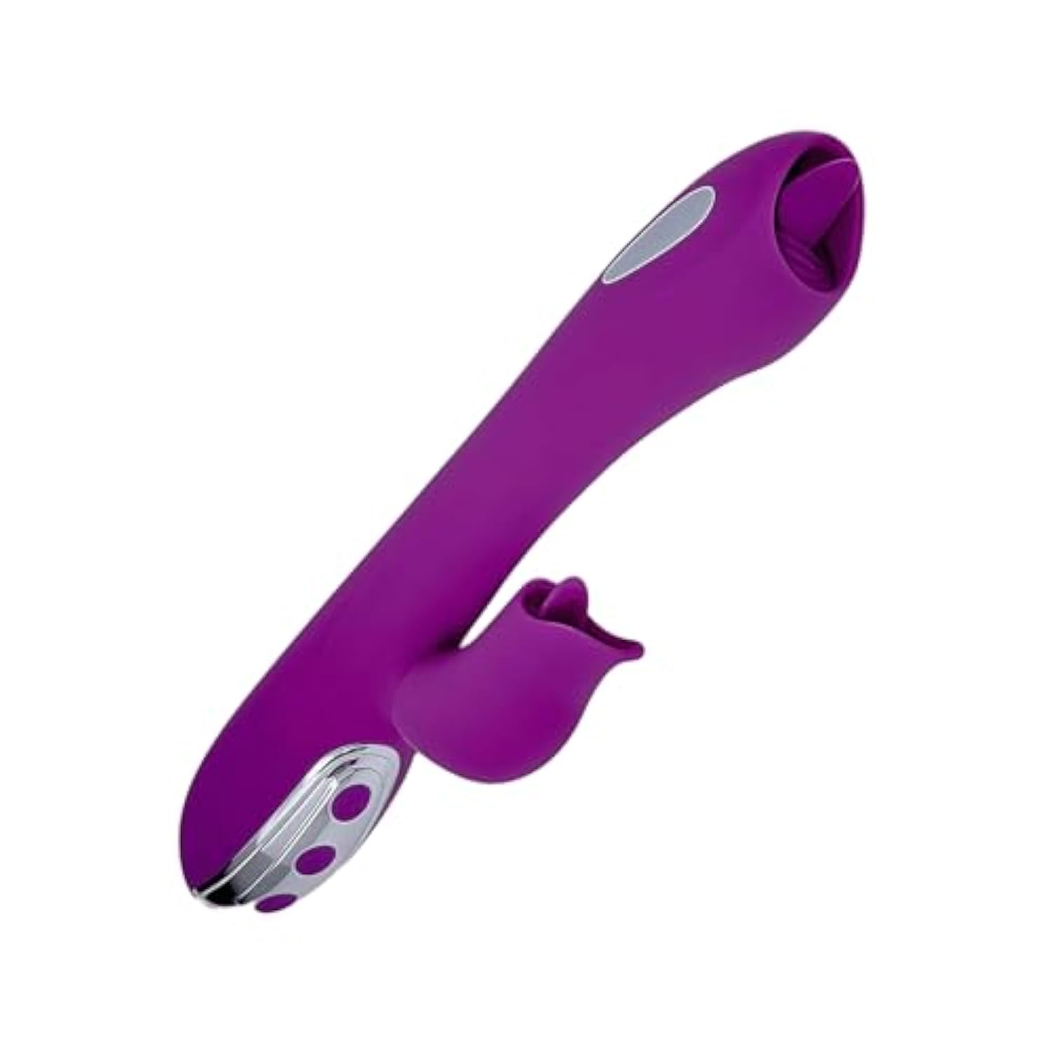 Tongue Sex Toy Realistic Dildo Adult Toys Silicone Vaginal Clitoral Stimulator, 3 In 1 G Spot Anal Vibrators With 10 Licking & Vibrating & Electric Modes For Women And Couples Maturbation Purple