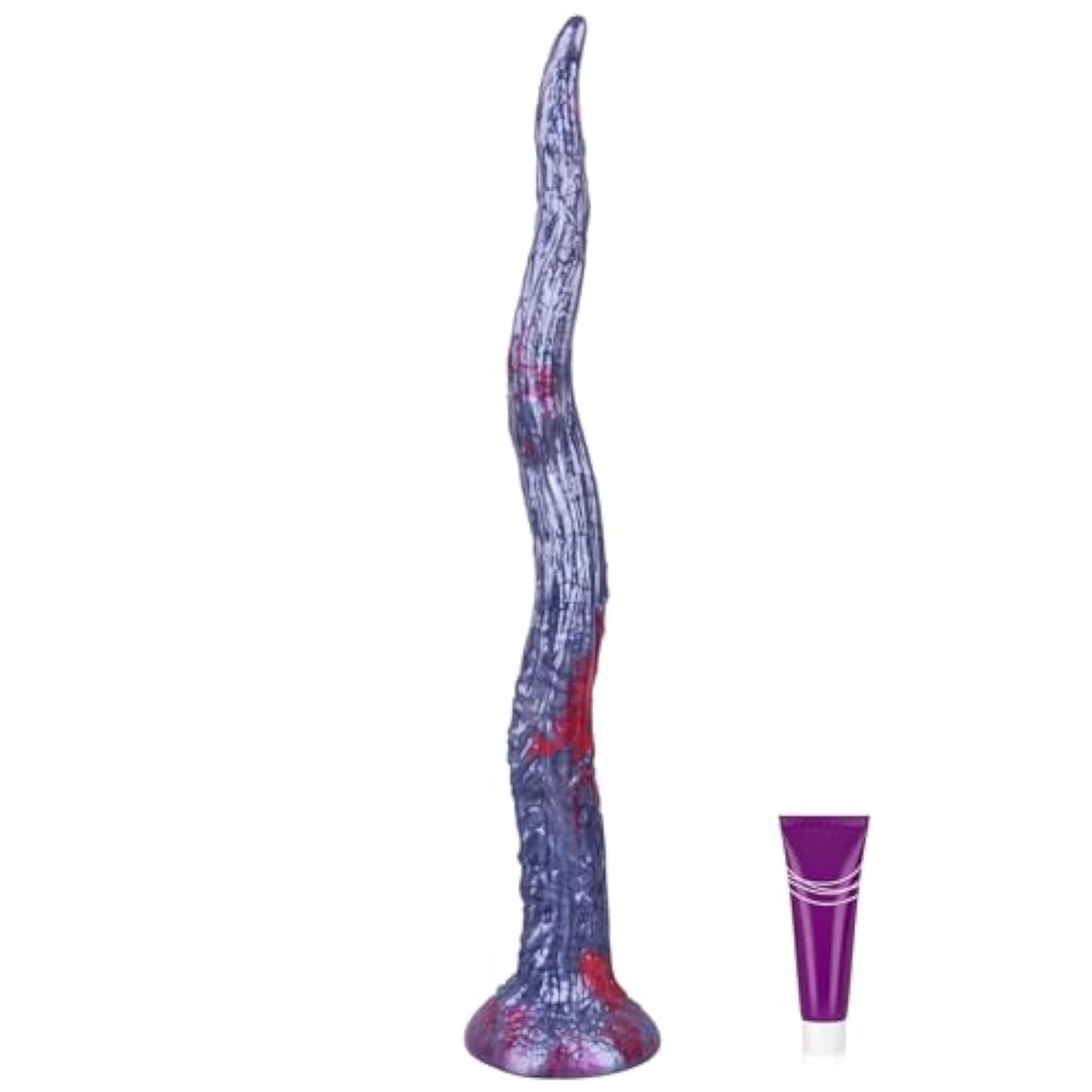 Fantasy Tentacle Dildo - 13.7" Huge Long Monster Anal Dildo With Strong Suction Cup, Silicone Prostate Massager & G Spot Plug, Adult Sex Toys For Men Women Couples Beginner(S)