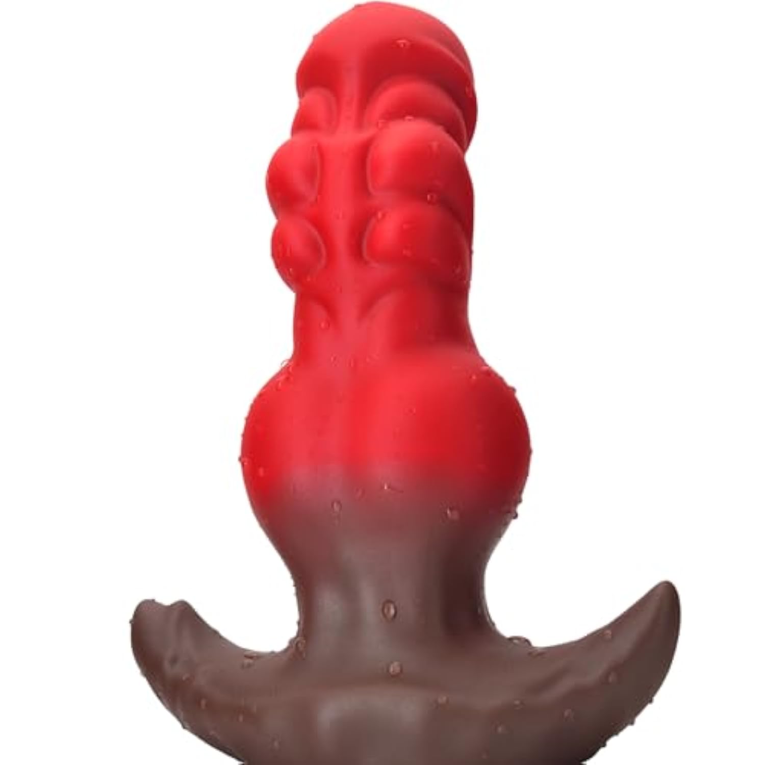 Anal Plug With Big Knot Butt Plug With Safe T-Base Mixed-Color Silicone Prostate Massager Monster Dilator Sex Toy For Women Men Masturbation (M)