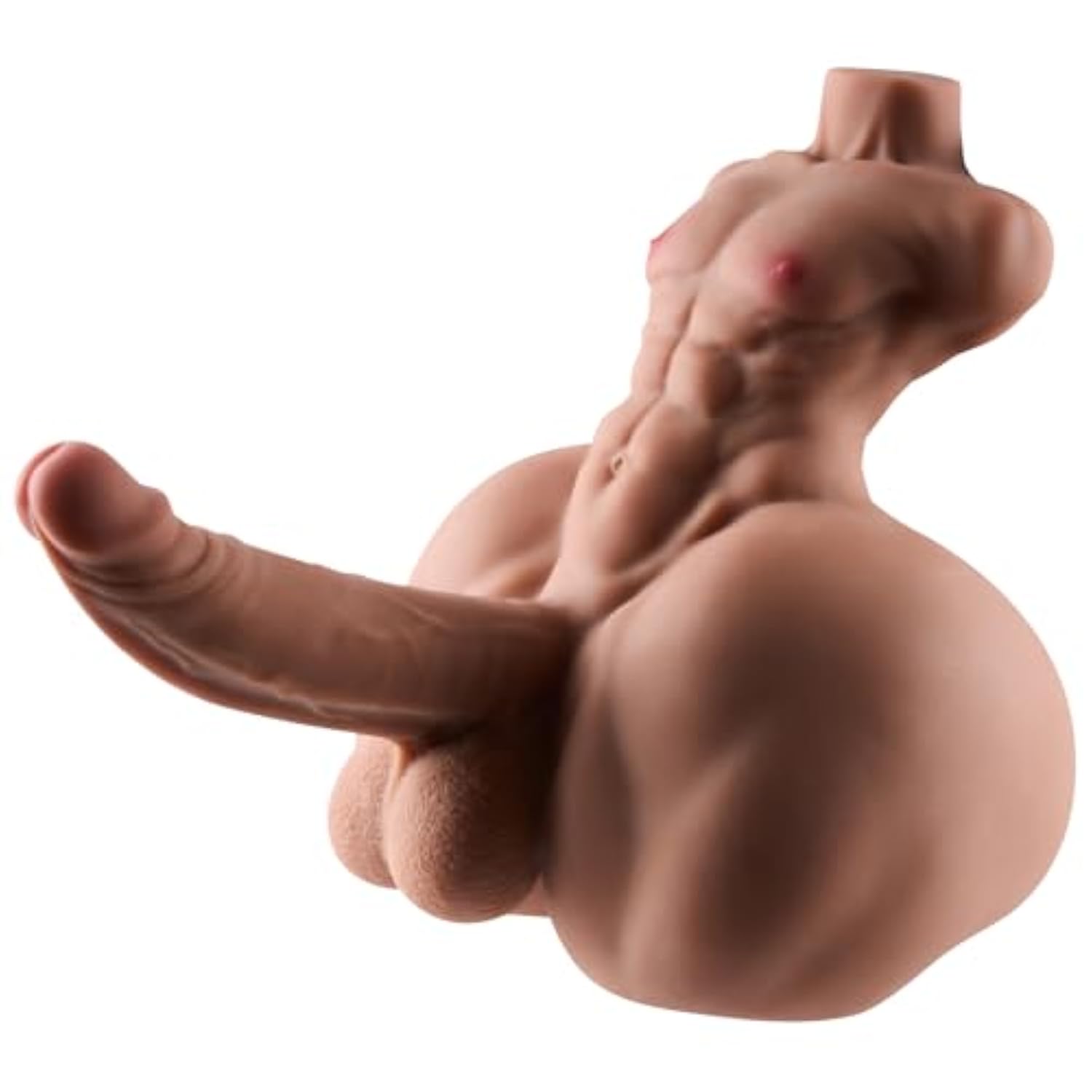 Male Sex Doll For Women With Thrusting Dildo, Gay Sex Doll Torso Dildo For Men With Big Penis Ass And Tight Anus, Unisex Realistic Sex Dolls Muscle Male Masturbator Stroker Adult Toy For Couple