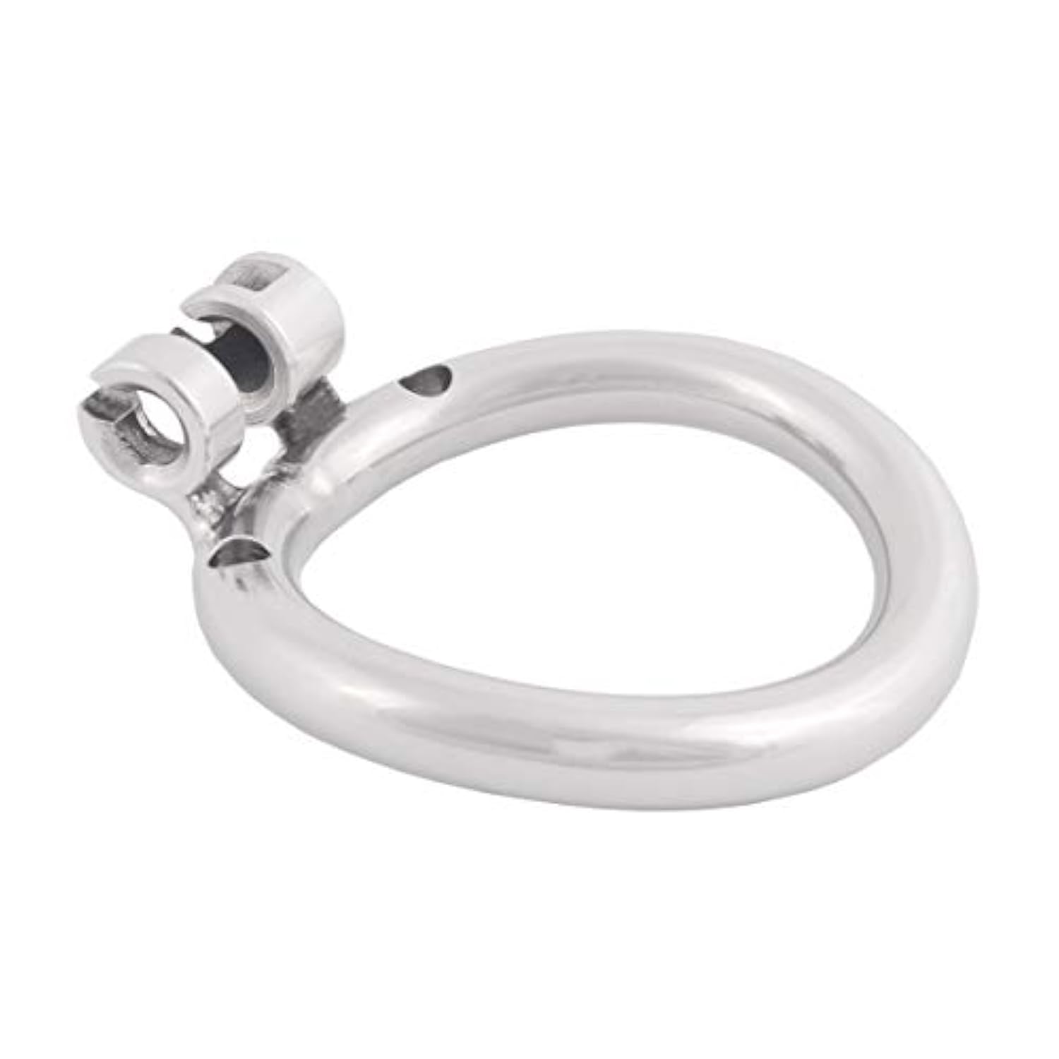Stainless Chastity Device Ergonomic Design Base Ring Male Briefs Spares H245 (1.77 Inch / 45Mm)