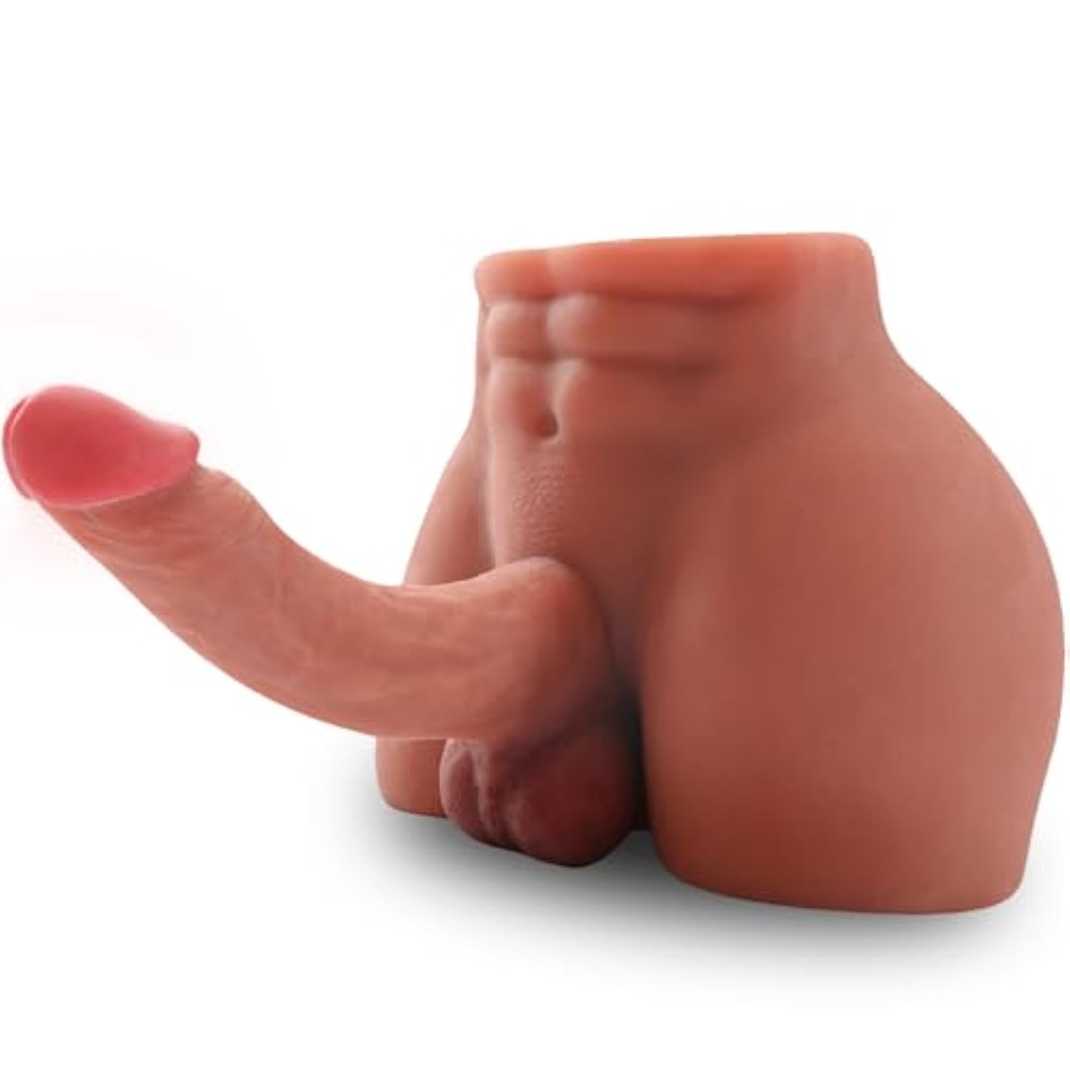 10.4Lb Male Torso Sex Doll With Realistic Dildo, Big Ass Sex Doll With Tight Anal Buttocks, 6.7In Huge Dildos For Female Masturbation, Unisex Masturbator Sex Dolls, Sex Toys For Female, Male Couples