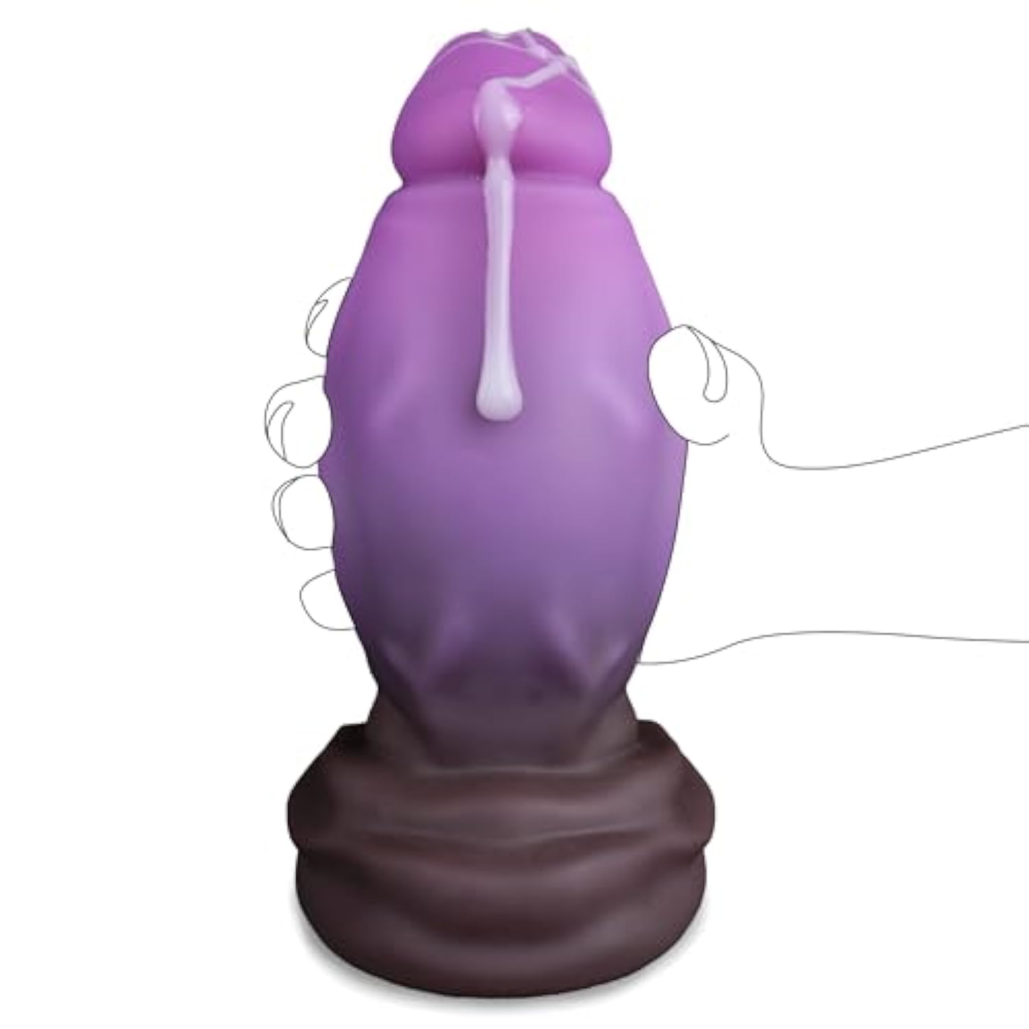 3" Diameter Monster Huge Thick Dildo, 7.5" Big Fantasy Anal Dildo With Strong Suction Cup, Xxl Fat Giant Girthy Dildos For G Spot And Anal Play, Silicone Large Butt Plug Sex Toys For Women Men Gay