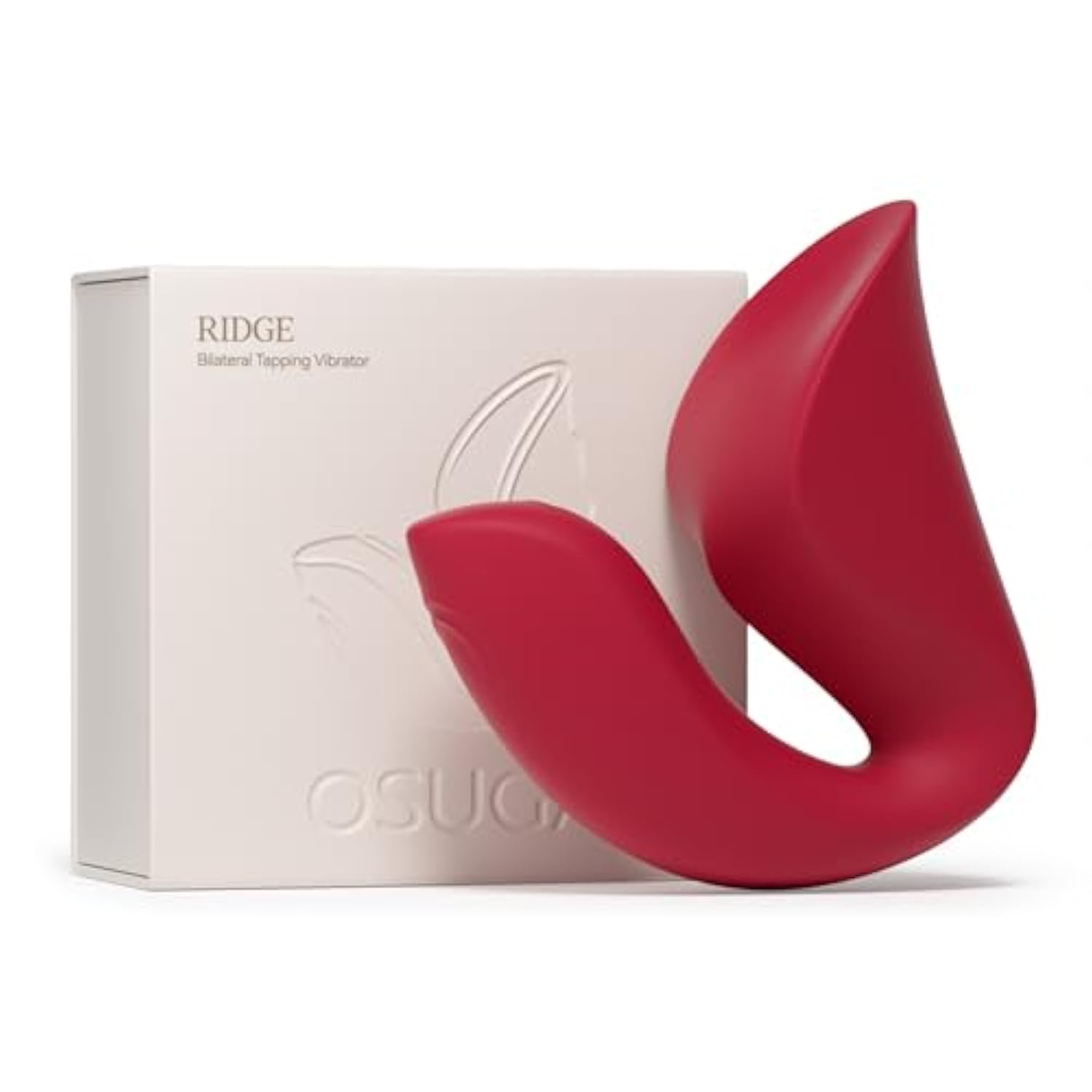 Ridge G-Spot Vibrators For Women, Dual-Side G-Spot Tapping Vibrator Dildo Adult Sex Toys, Waterproof Clitoral Vibrator With 6 Intensities & 8 Vibrating Tapping Modes, Gift For Women, Couples (Red)