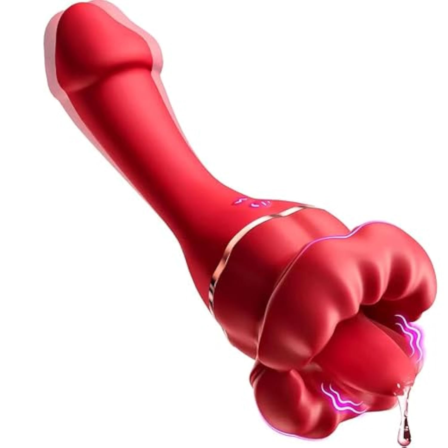 G Spot Vibrator Dildo Sex Toys - Adult Female Sex Toy With 10 Vibrating Frequency & 10 Tongue Licking Frequency, Anal Clit Nipple Vibrators Female Couples Sex Toys