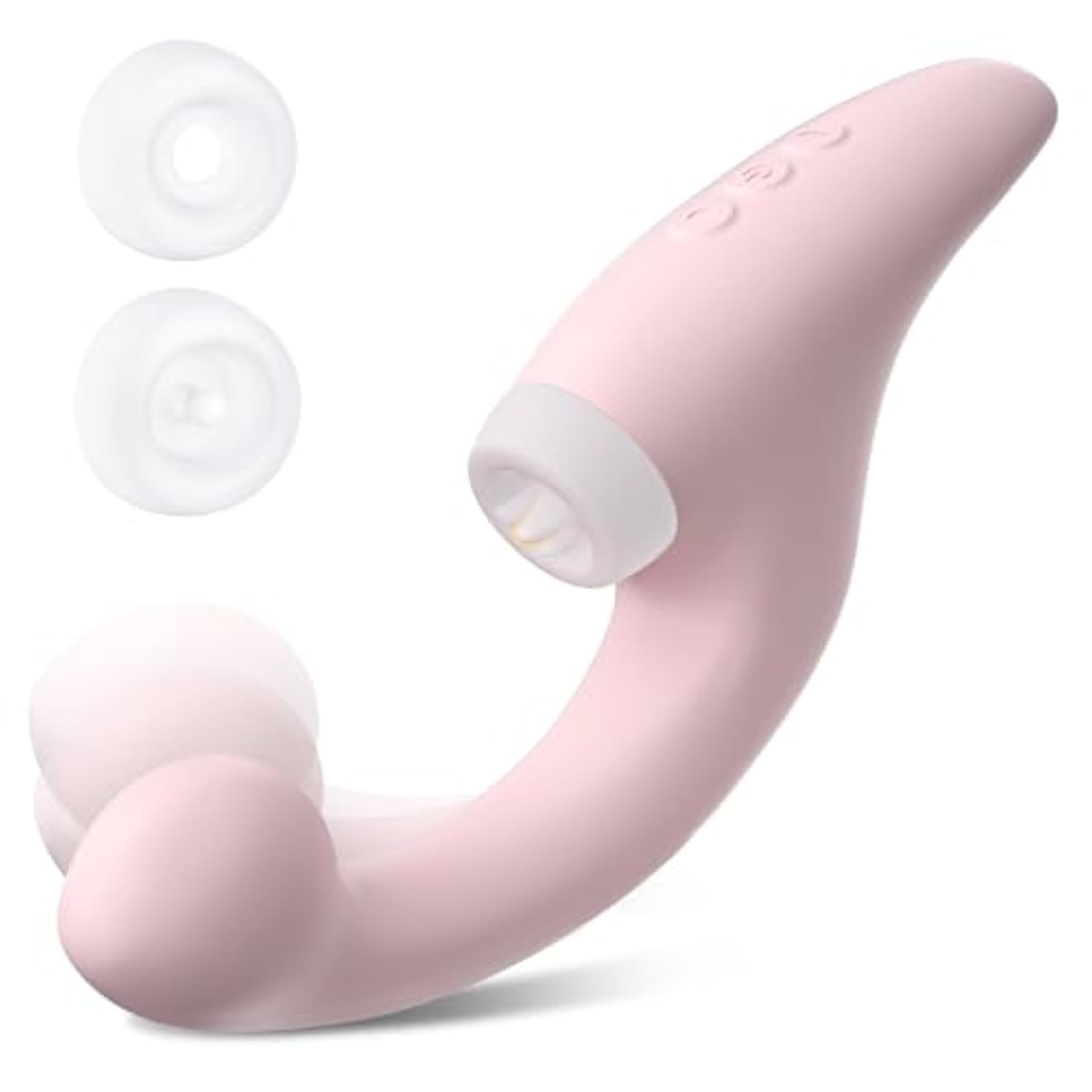 Triple Tech Women Pleasure Sex Toy – Vibrator For Women With Changeable Heads, 5 Licking, 5 Vibration & 5 Wiggling Modes, Multi-Stimulation Sex Toys For Clitoris, Nipple, G-Spot & Anal