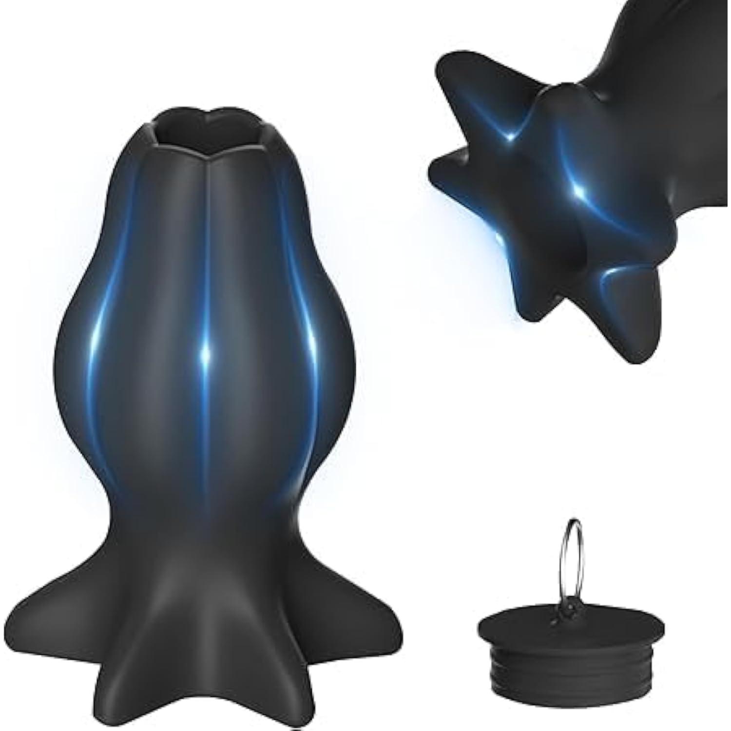 Silicone Hollow Tunnel Anal Plug,Hollow Peep Anal Dilator Enema Butt Plug Bdsm Games Adult Sex Toy?S?