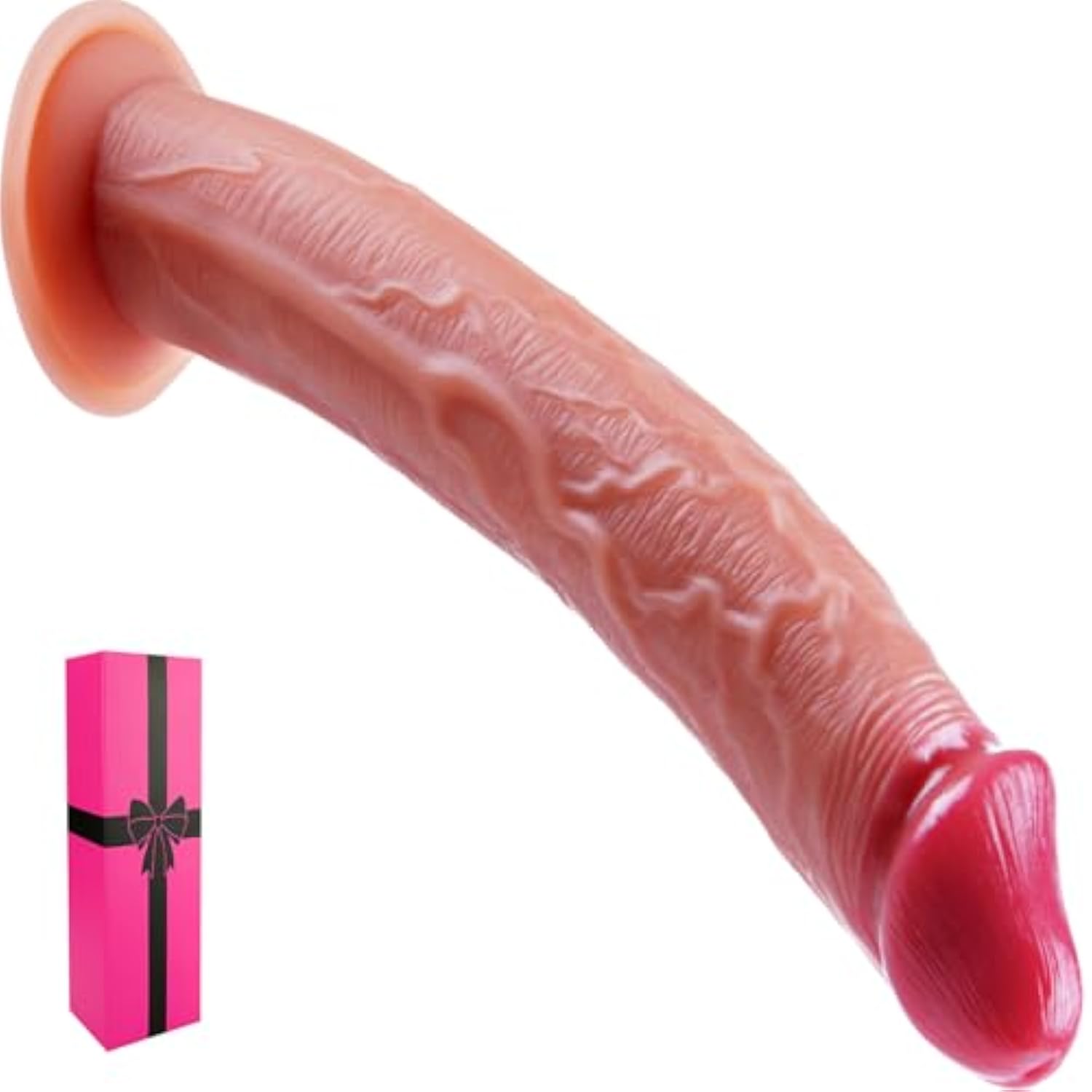 12 Inch Silicone Realistic Large Giant Dildo For Women, Extra Huge Thick Giant G-Spot Dildo With Suction Cup, 11" Xxl Fat Big Large Long Anal Dildos Penis Butt Plug Adult Sex Toy For Men Gay Lesbians