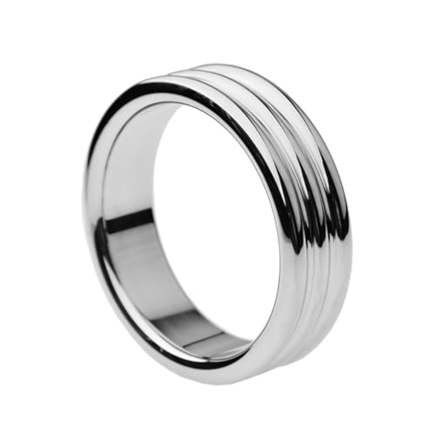 Metal Male Thin Penis Cock Ring For Enhance Male Thread Delay Ring Long-Lasting Erection Ability Sex Toy