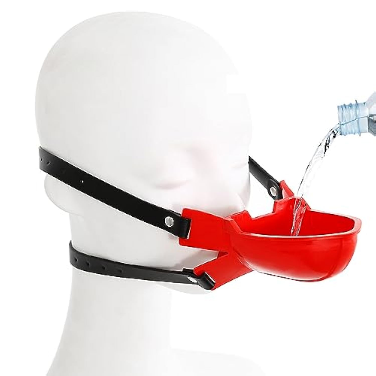 Bdsm Mouth Plug Gag With Piss Urinal Funnel Adjustable Erotic Head Harness Water Gag Oral Fetish Sex Toy For Gay Adult Couples Sm Game Slave Roleplay Nightclub Bedroom