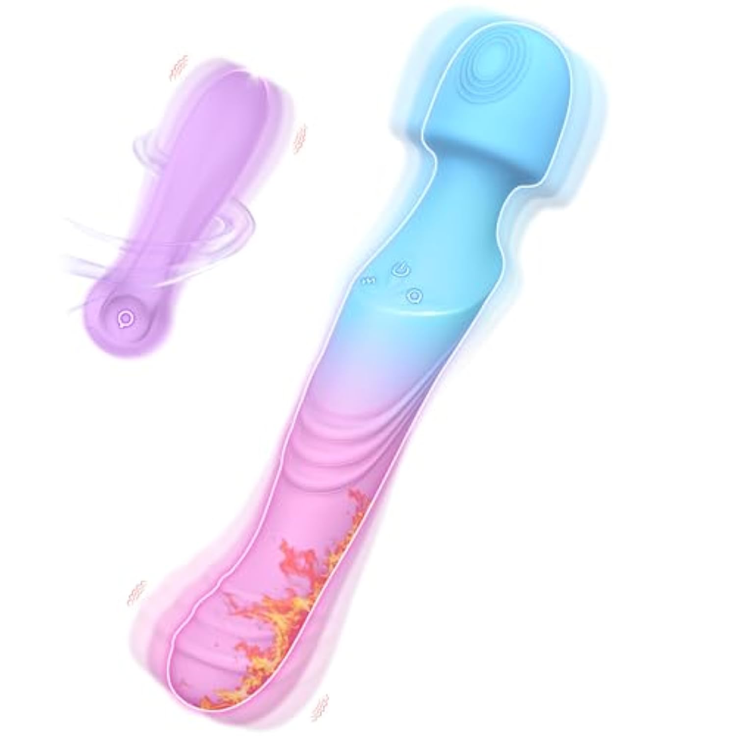 Sex Toys Wand & Bullet Vibrators - Adult Toys G Spot Vibrator Dildo For Vaginal Anal Nipple Stimulation, Clitoral Stimulator Vibrators Wand Massager With 3*10 Vibration & Heating, Adult Toys For Women