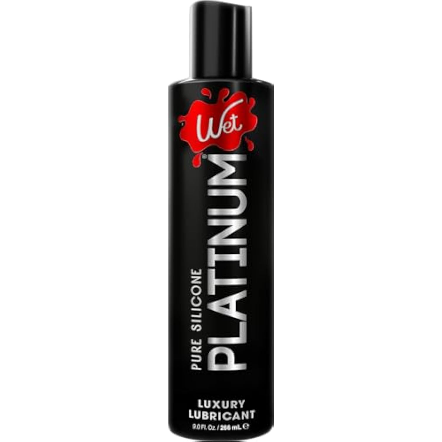 Platinum Silicone-Based Personal Lubricant | Ultra Smooth, Super Slick, Hypoallergenic, Long-Lasting Performance, Waterproof Formula| Lube For Men, Women & Couples, 9 Fl Oz
