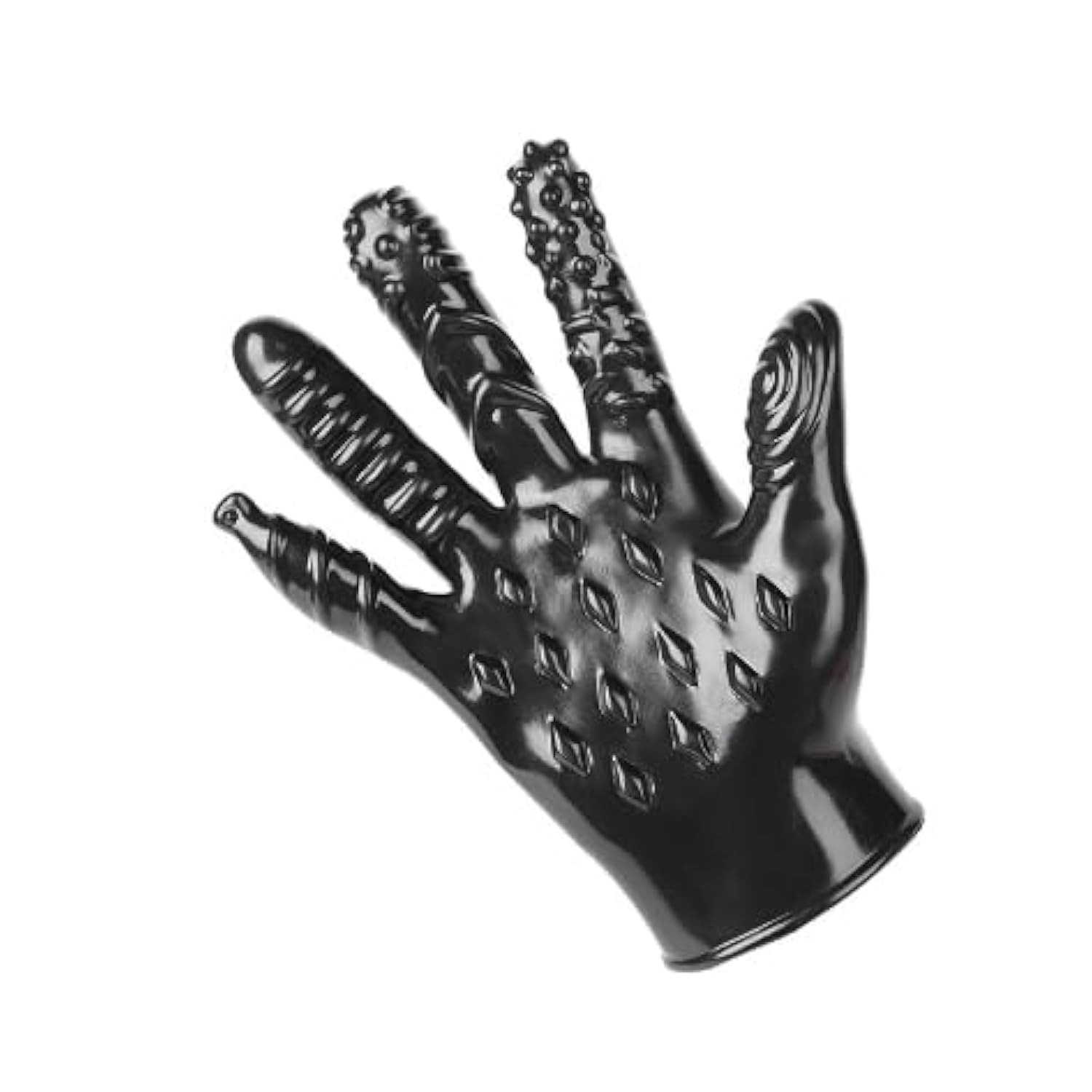 Silicone Massage Gloves Adult Flirting Sex Glove G-Spot Nipple Massager Transparent Masturbation Vagina Stimulator Sexy Finger Cots Finger Sex Toys Sm Game Bedroom For Couples Men Women