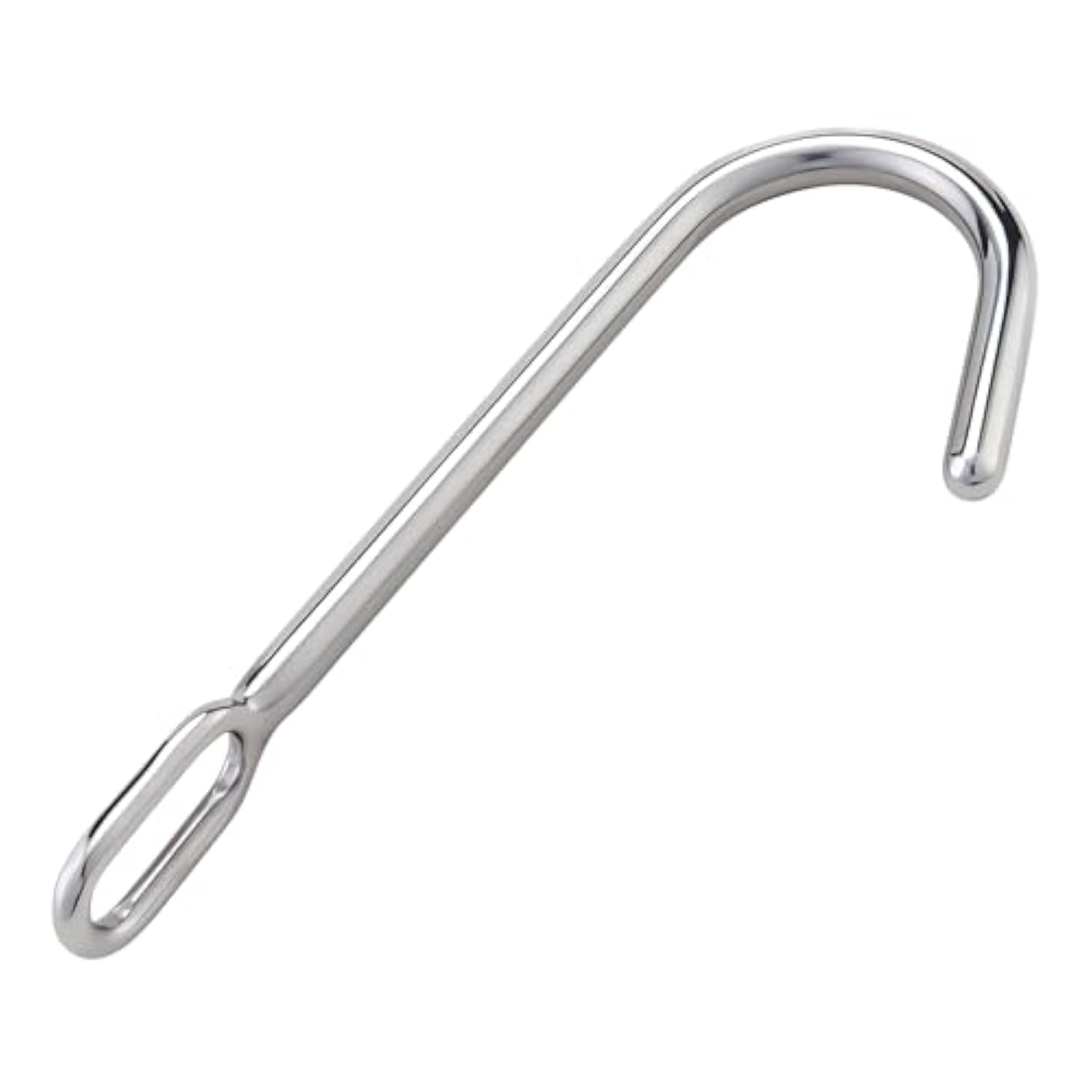 Anal Hook Bdsm Toys Smooth Butt Plug Anal Plug Sm Sex Toys For Man And Woman Adult Flirting Games (Silver)