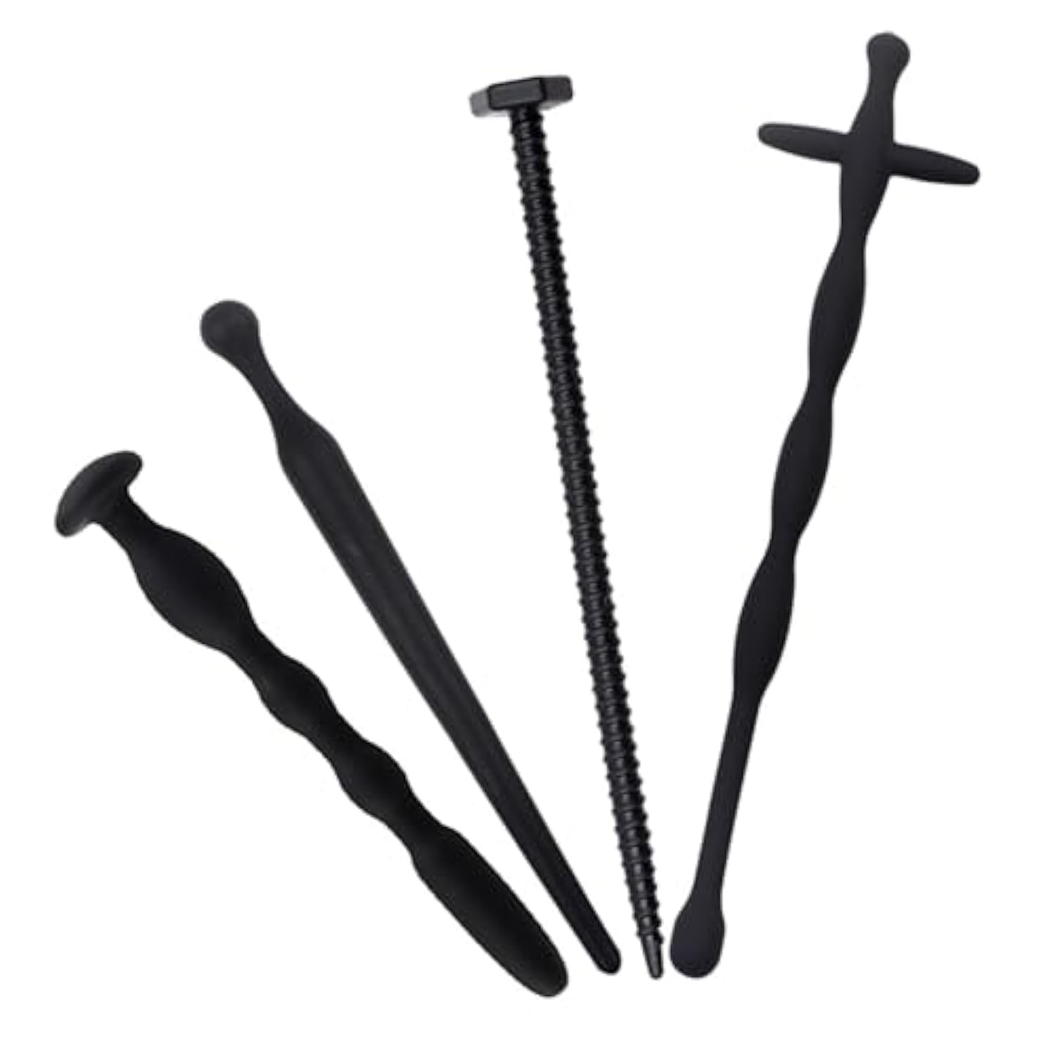 Silicone Urethral Plug Set Flexible Penis Plugs Urethra Dilators For Male Sounding Solid Urethra Plug For Stimulation Sex Toys