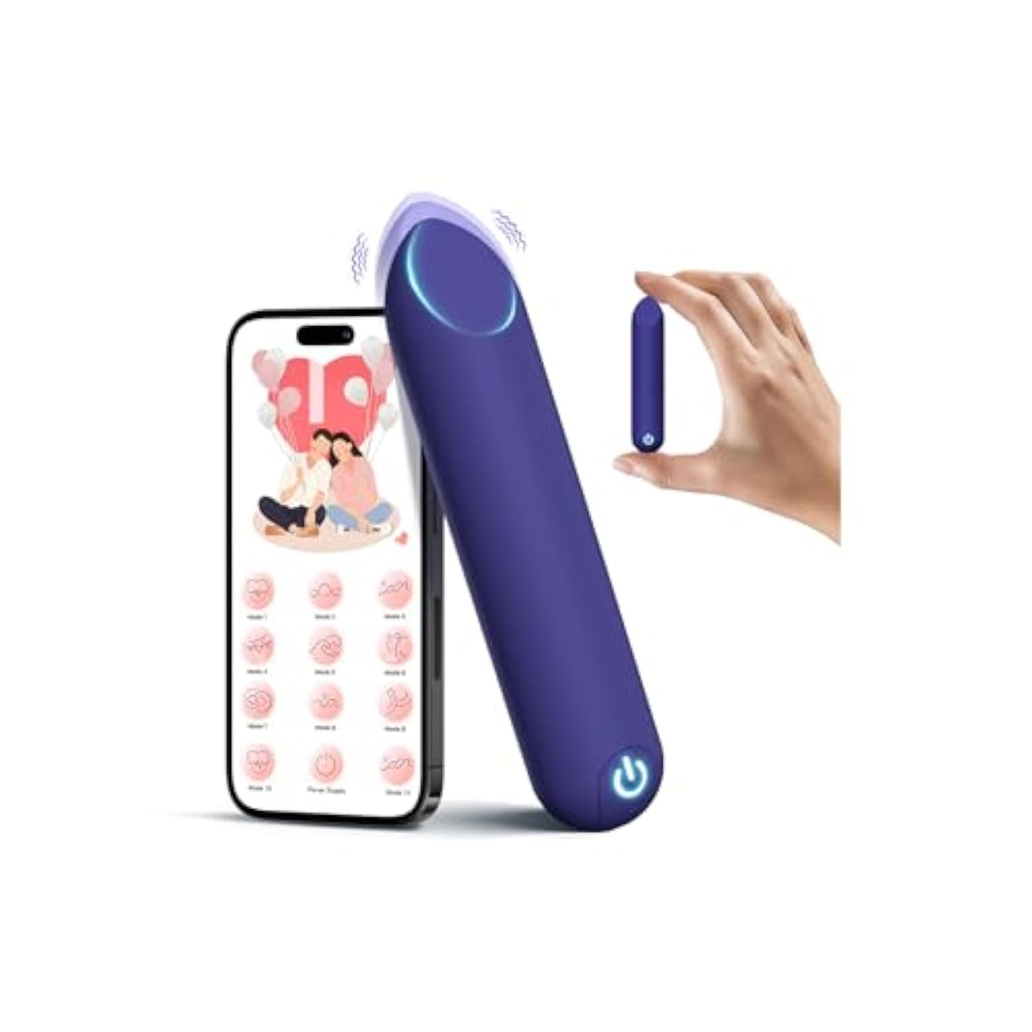 Mini Bullet Vibrator-Kh Adult Toys App Control Jumping Egg Female Sex Toys With 10 Vibration Modes Lipstick G Spot Dildo Clitoral Portable Vibratos Long Distance Discreet Vibrator For Women & Couples