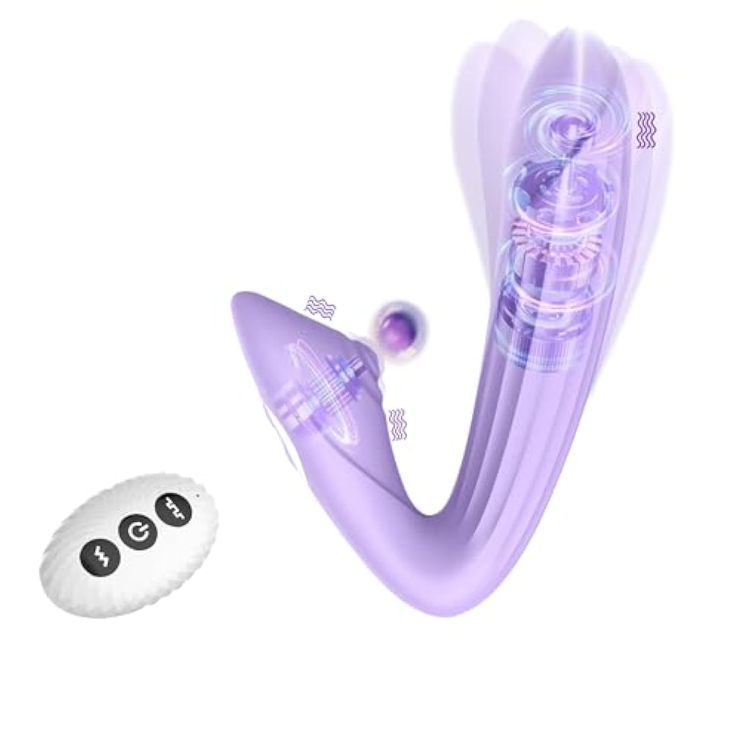 Thrusting Dildo Wearable G Spot Vibrator Adult Sex Toys, Thrusting Vibrator Panty With 10 Vibration Patterns And 3 Swing Patterns, Adult Toys Anal Dildo Vibrator For Couple