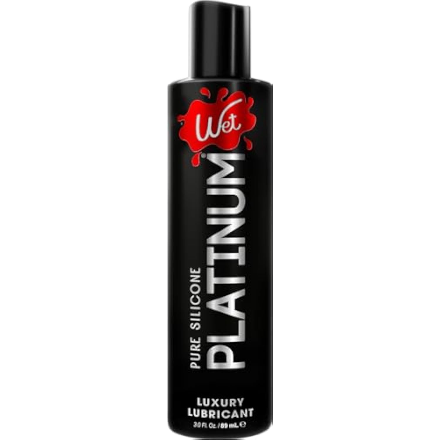 Platinum Silicone-Based Personal Lubricant | Ultra Smooth, Super Slick, Hypoallergenic, Long-Lasting Performance, Waterproof Formula| Lube For Men, Women & Couples, 3 Fl Oz