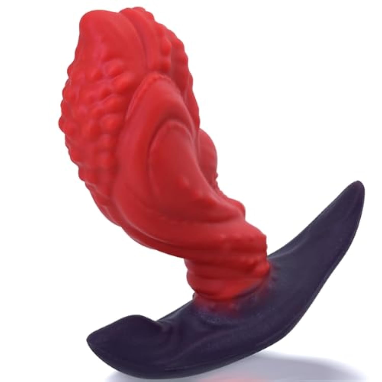 Anal Plug Butt Plug With Safe T-Shaped Base Mixed-Color Silicone Monster Dilator Prostate Massager Sex Toy For Women Men Masturbation (S)