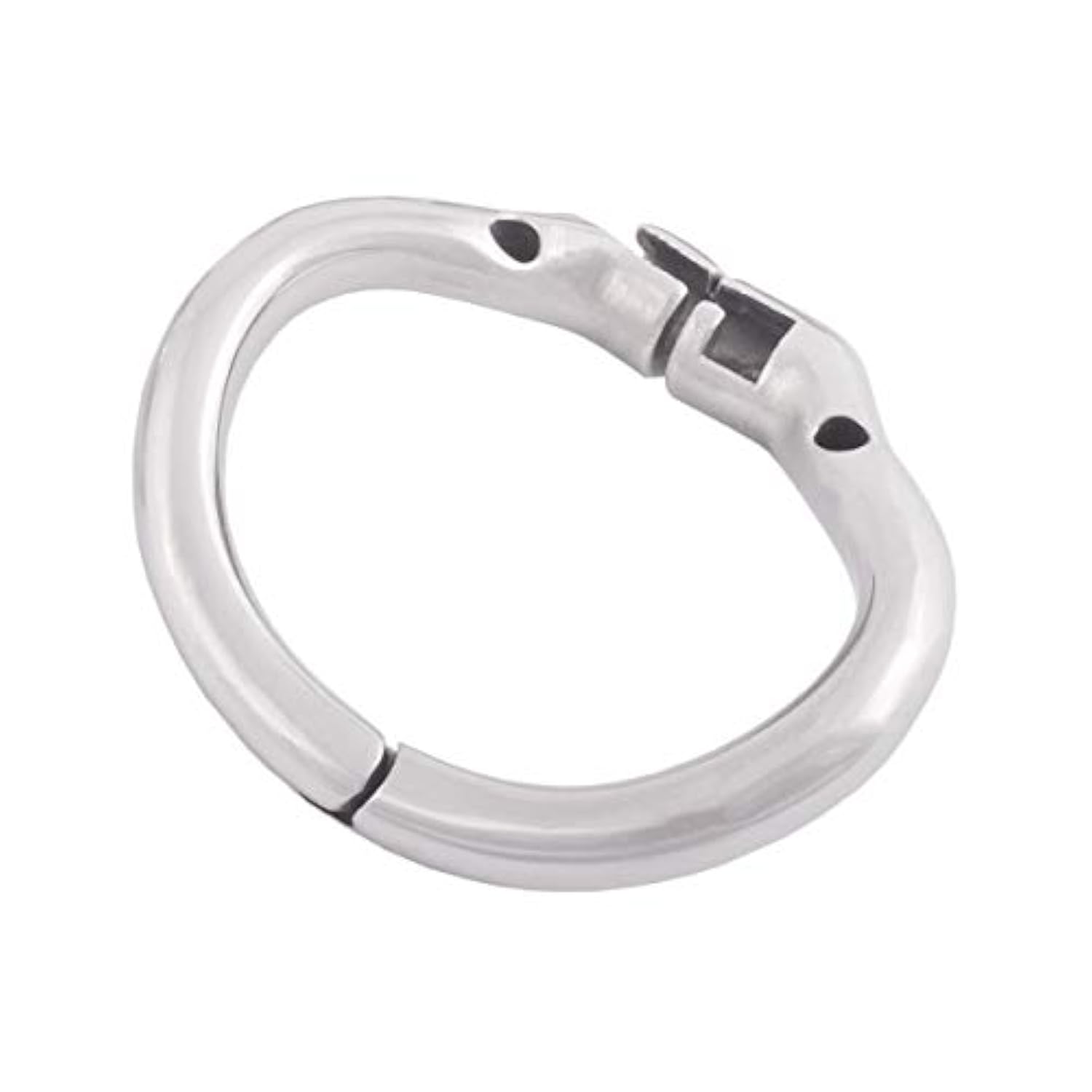 Ergonomic Design Stainless Chastity Device Cock Cage Base Ring Male Spares H150 (L / 50Mm)