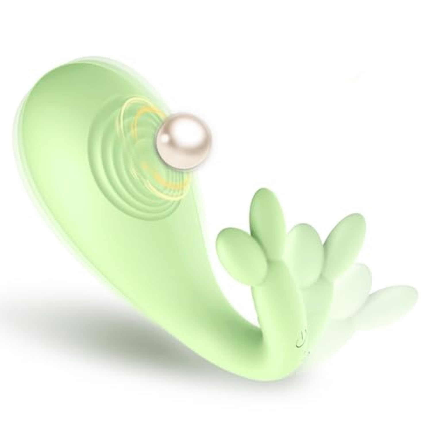 Egg Vibrator With 8 Powerful Vibration Modes – Soft Silicone Dual Vibrator And Internal Dildo Sex Toy For Women, Discreet & Green, By