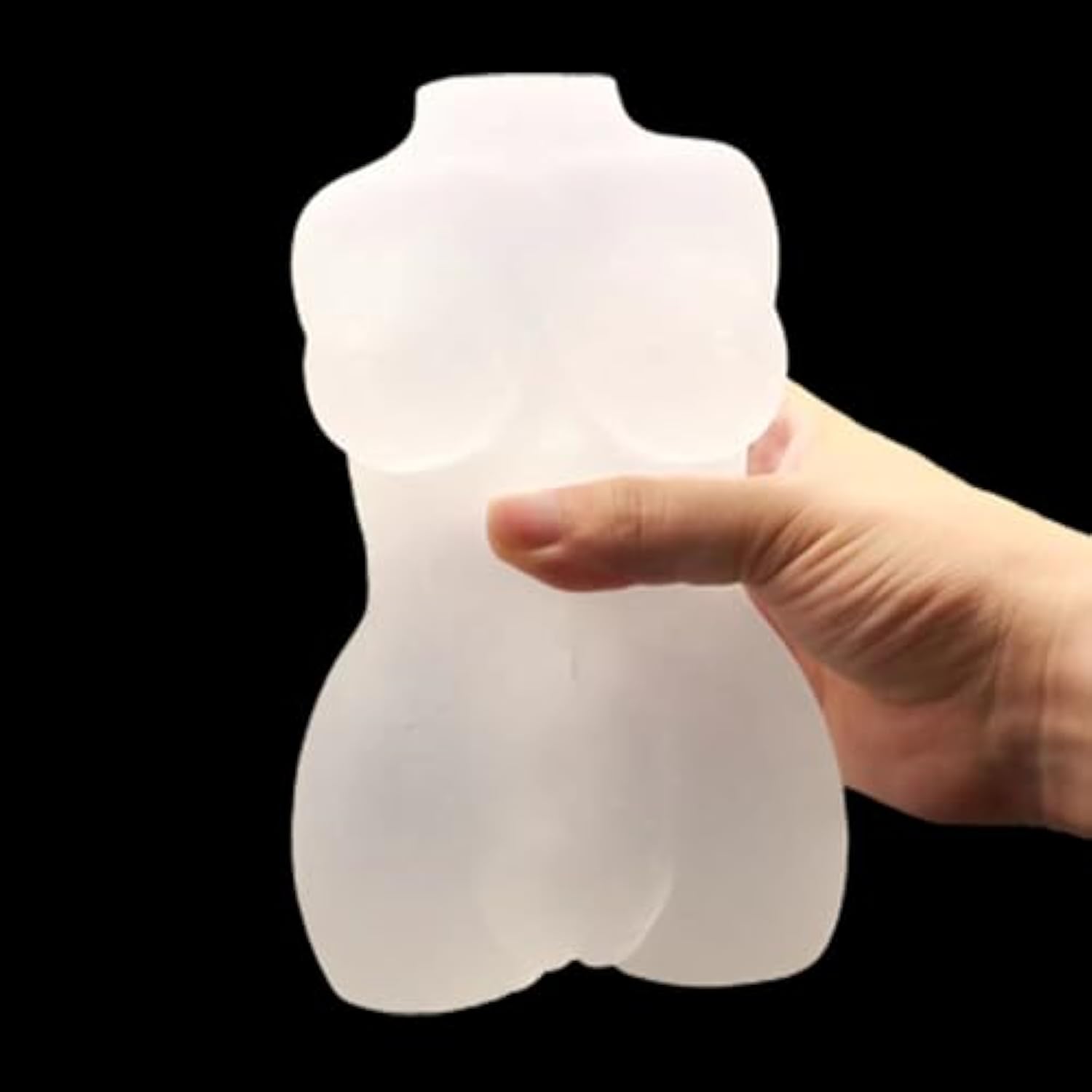 2.47Lb Realistic Clear Small Torso Sex Doll,Transparent Sex Love Doll With Pocket Pussy Vaginal Anal,Lifelike Tpe Male Masturbator,Mini Real Solid Dolls For Sex,Adult Sex Toy For Men With Boobs Butt