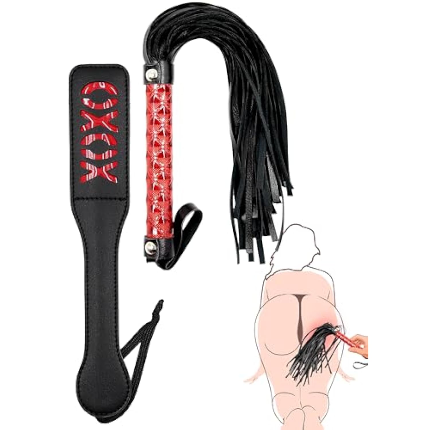 Sex Paddle Adult Flogger Bondage Paddle Sex Whip Bdsm Set Whip For Sex Play Spanking Paddle