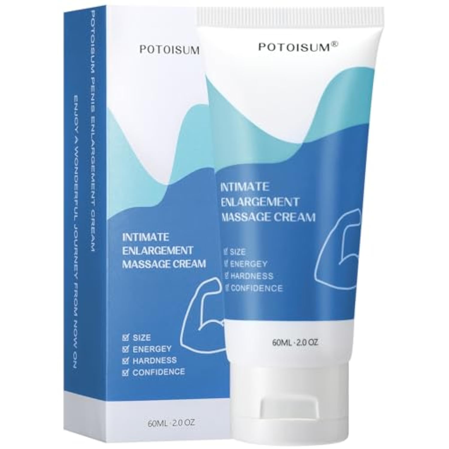 Penis Enlargement Cream, Male Private Part Massage, Growth & Extender Gel, Add Inches Increase Size And Girth, Moisturizing Cream For Men