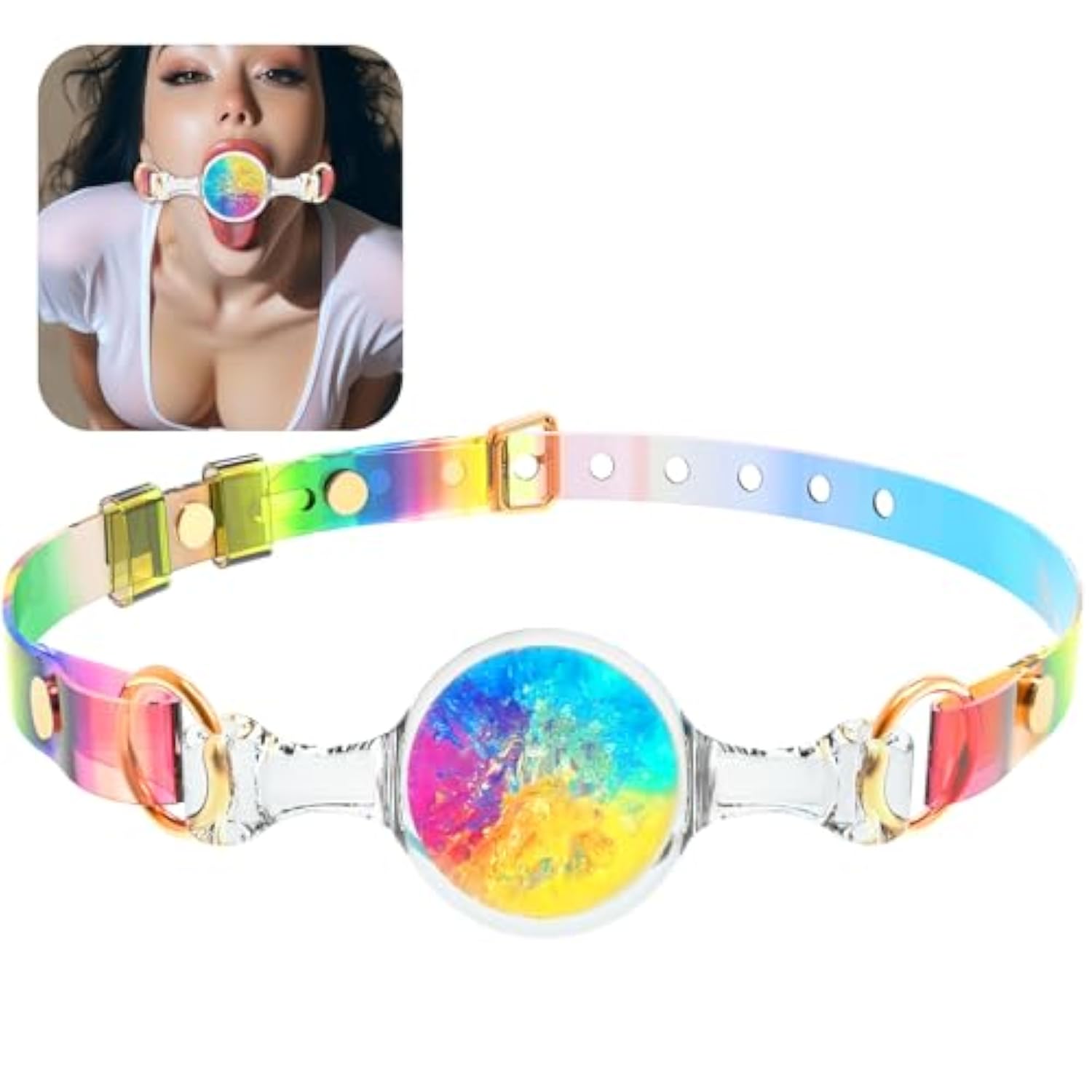 Adult Sex Toys Ball Gag - Silicone Breathable Sex Gag With Adjustable Strap, Bondage Restraints Bdsm Sex Toys For Women Men Couple Foreplay, Bondage Gags & Muzzles Sex Novelties Adult Toys