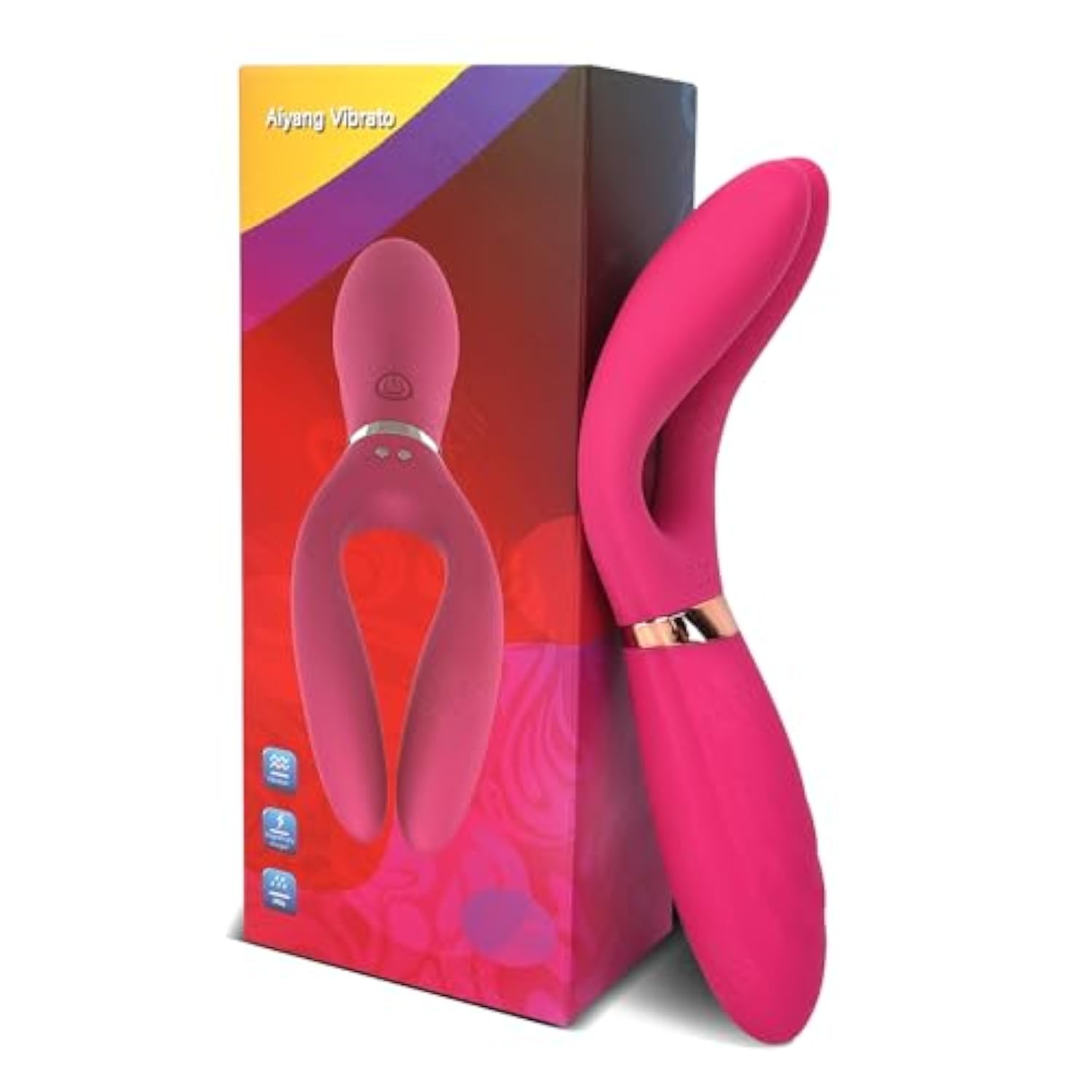 G Spot Vibrator Female Sex Toys - Handheld Clitoral Stimulator Licking Thrusting Dildo Sex Toys For Women, Double-End Triple Motor Strong Adult Toys For Women Pleasure.