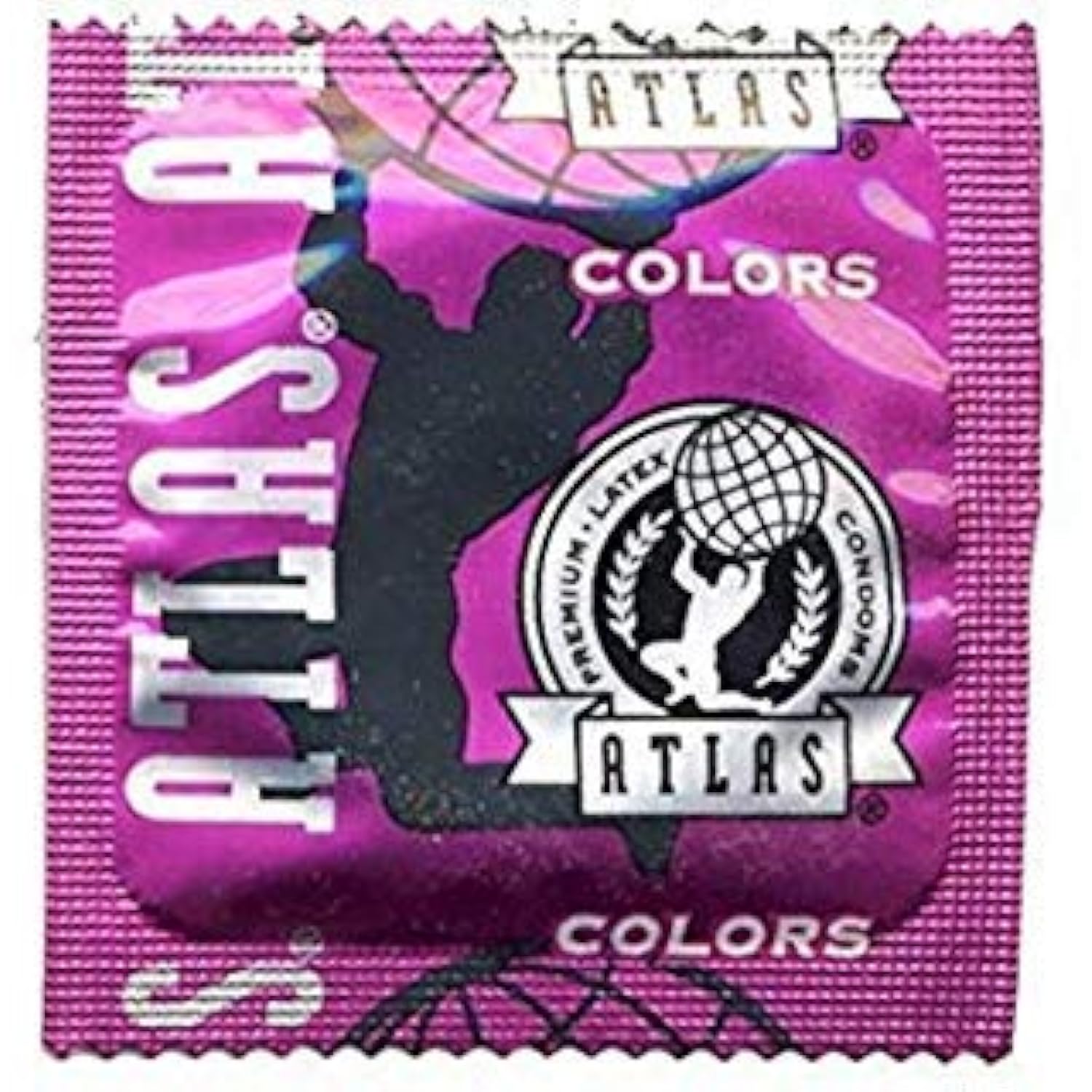 Atlas Assorted Colors Condoms (Pack Of 48)
