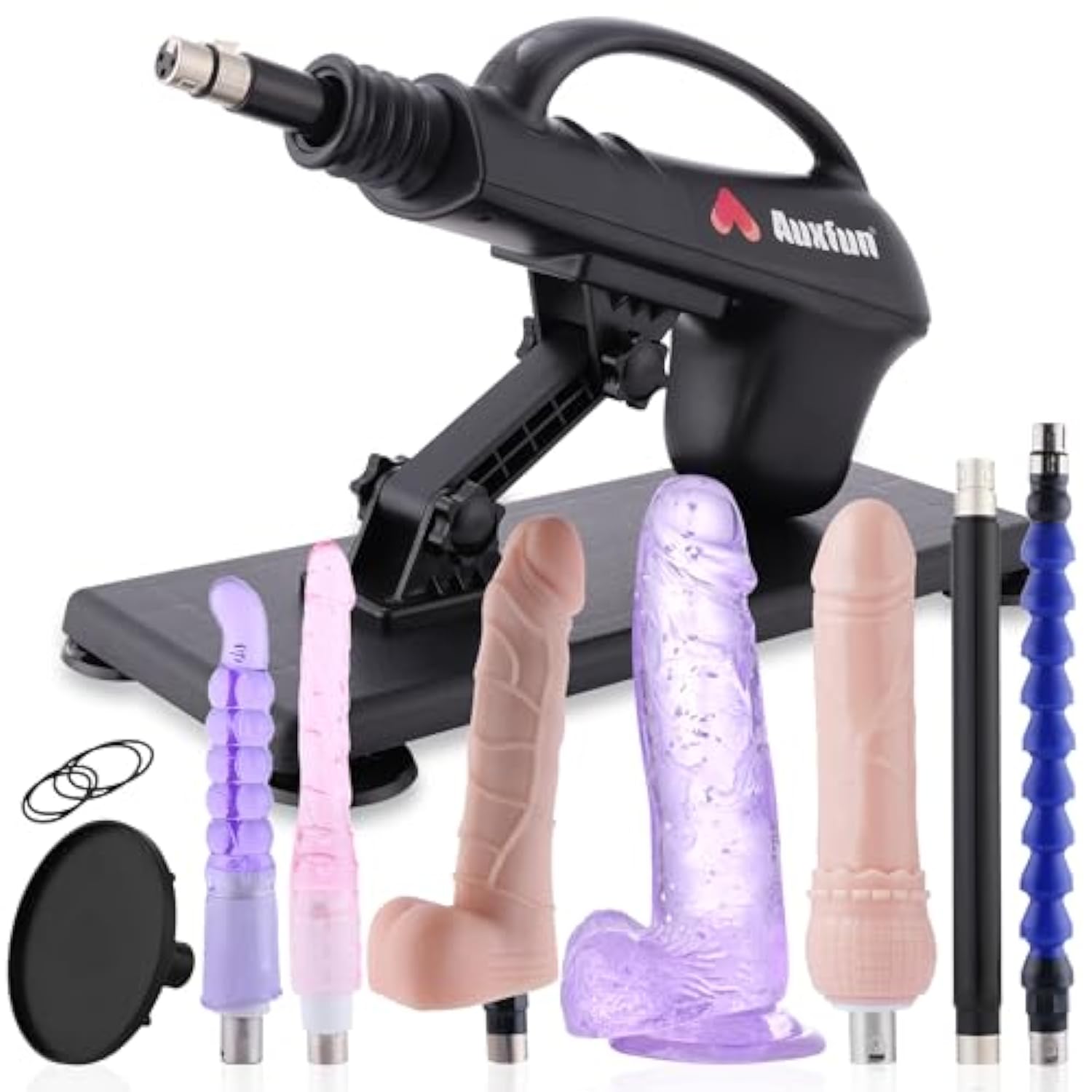 Sex Machine Thrusting Automatic Machine For Women Sex Toy Machine With 3Xlr Connector Thrusting Dildo Fuck Machine For Men And Solo Play Sex Toys For Hands-Free Play With 7 Sex Machine Attachments