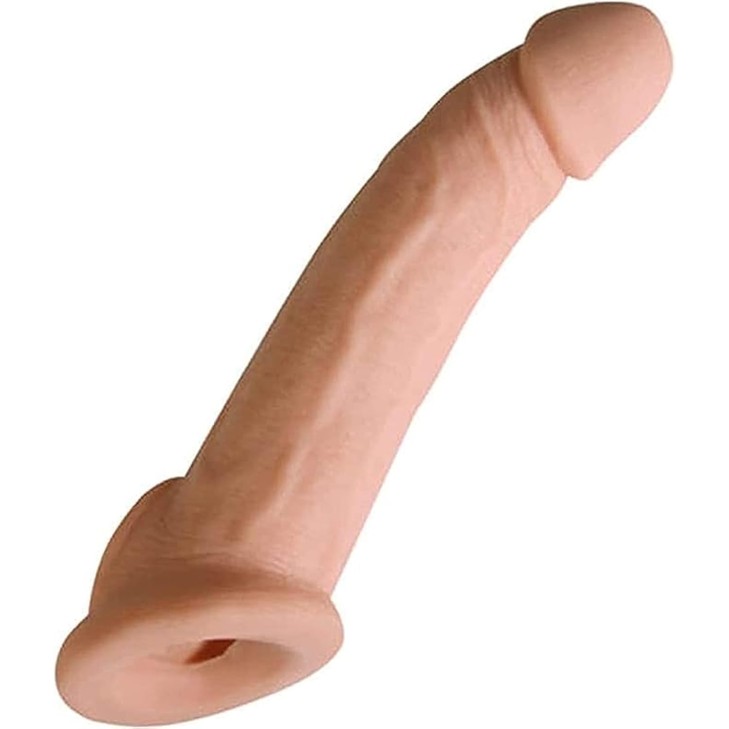 Bigger Silicone Sleeve Extender Sheath For Men Extender Enlarger Extension Enhancer Ball Stretch Sleeve Girth (Flesh, 8.7 ”)