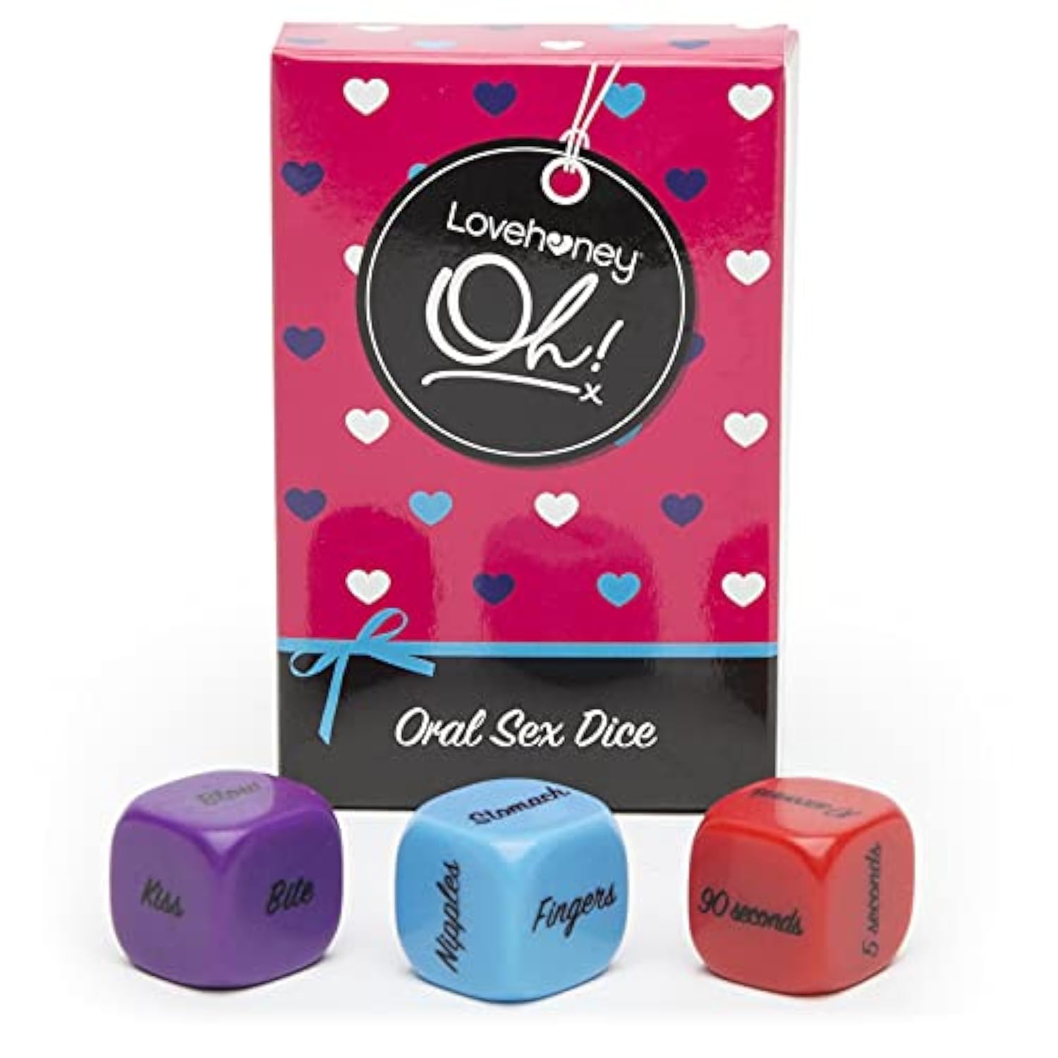 Oh! Dice Toy For Couples - Plastic - Small & Travel Friendly - Pack Of 3