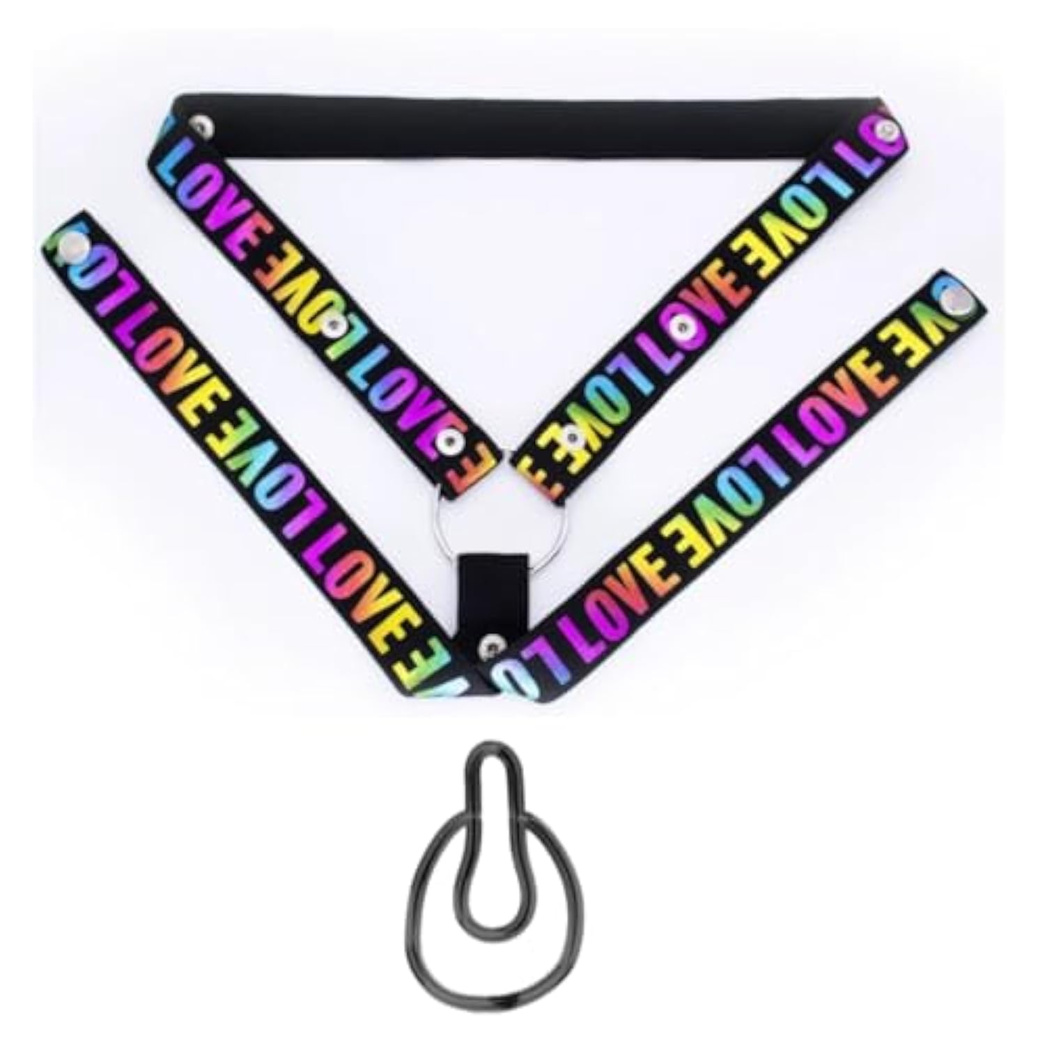 New Edition Men'S Lightweight Curved Fufu Clip With 1 Support Belt, Men'S Protective Cage 2 Piece Set (Transparent)